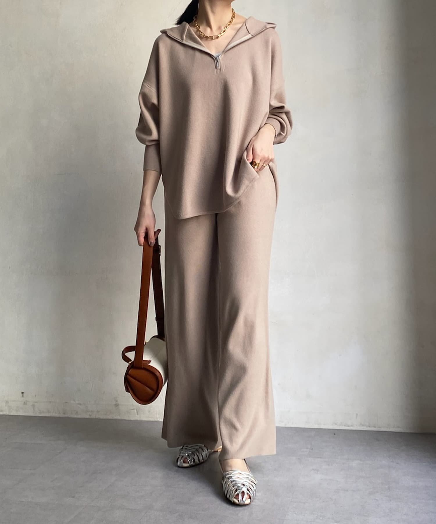 miさま 専用 CRIMIE スラックス SUITS SATIN LINE PANTS / スーツ ライン