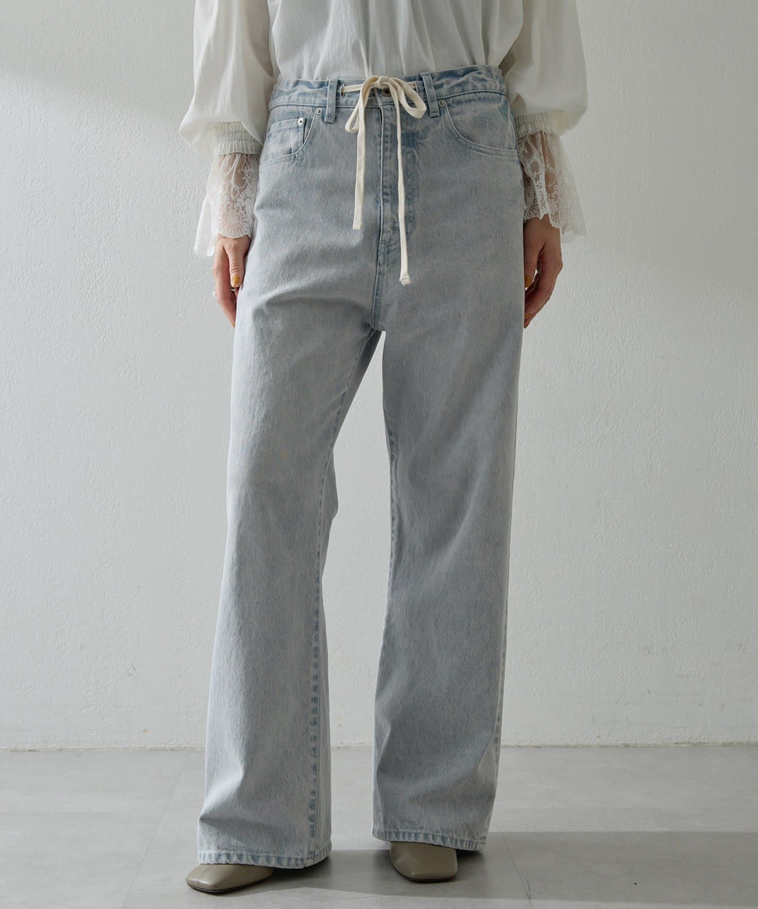 ドロストデニムパンツ | Whim Gazette(ウィム ガゼット