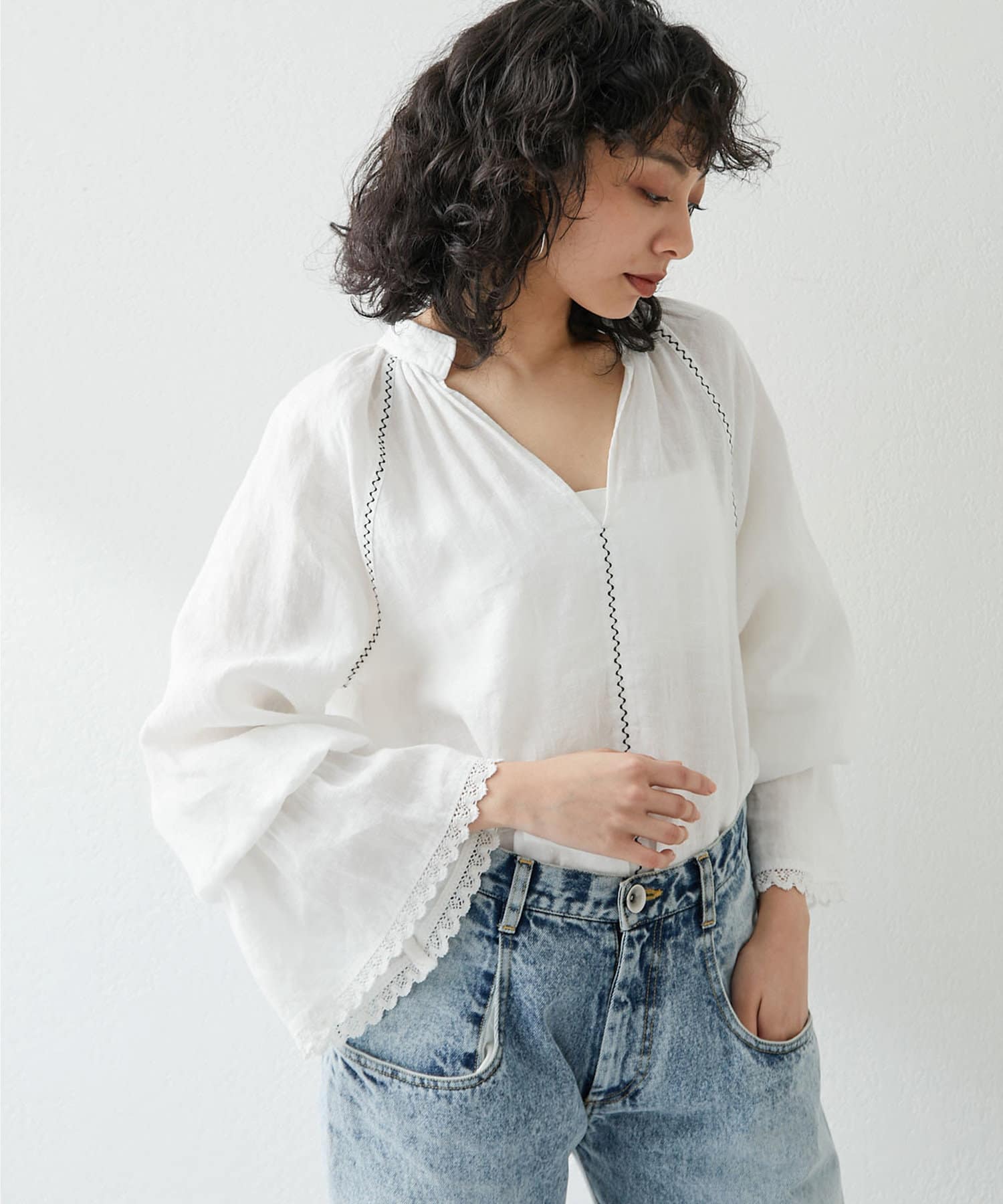 刺繍シャツ | Whim Gazette(ウィム ガゼット)レディース | PAL