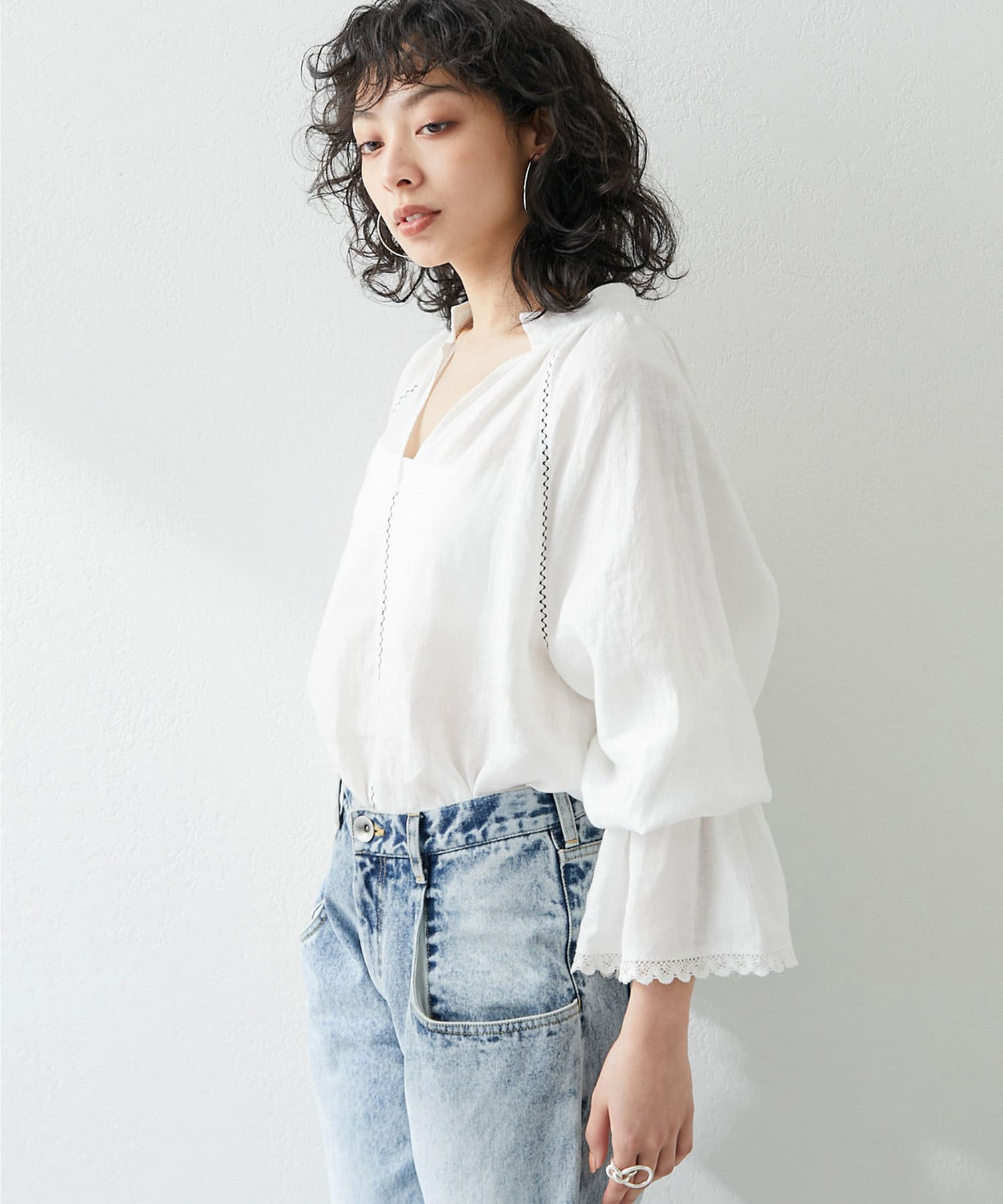 刺繍シャツ | Whim Gazette(ウィム ガゼット)レディース | PAL