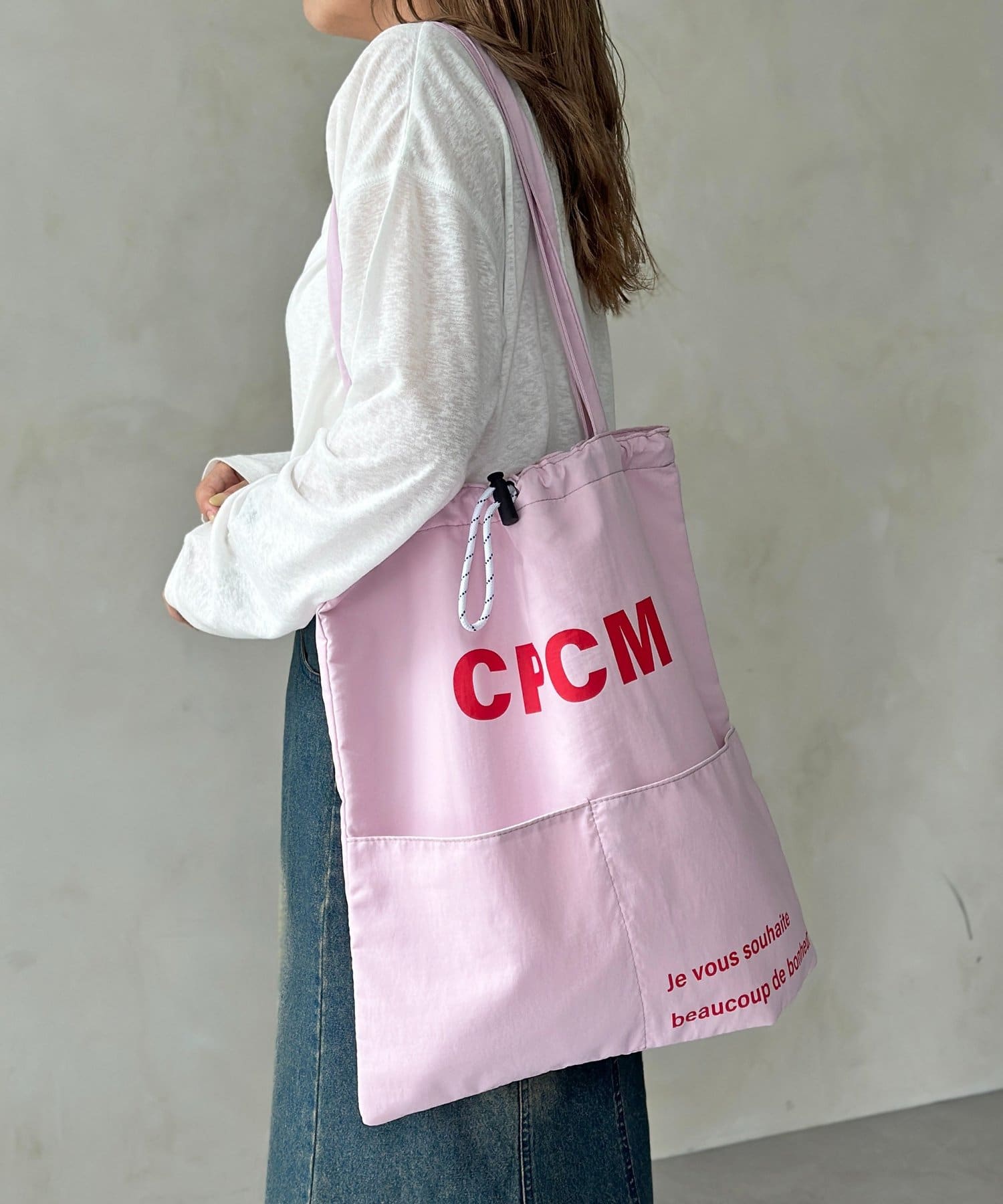 CPCM(シーピーシーエム) アソートカラーロゴトート