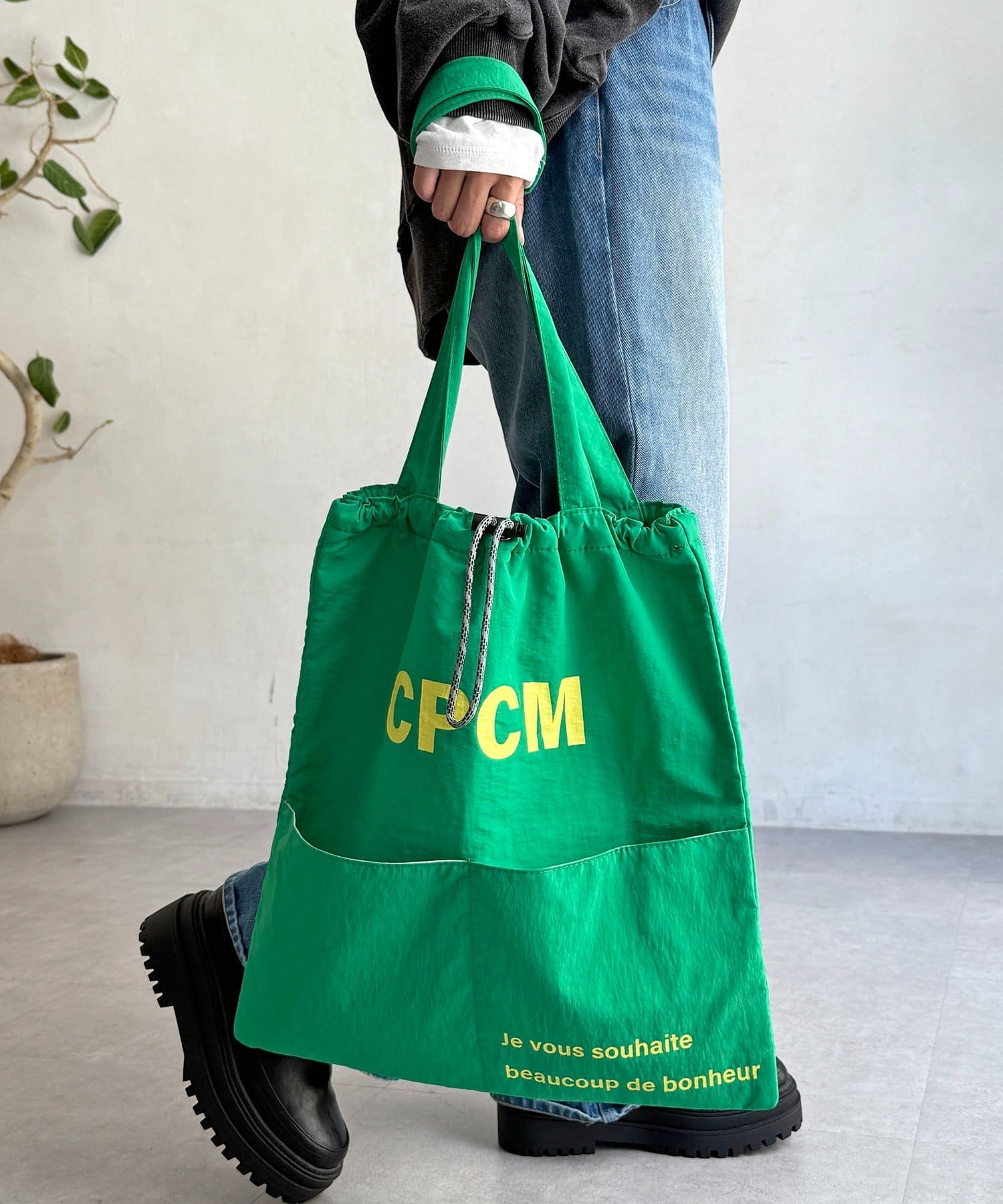 CPCM(シーピーシーエム) アソートカラーロゴトート