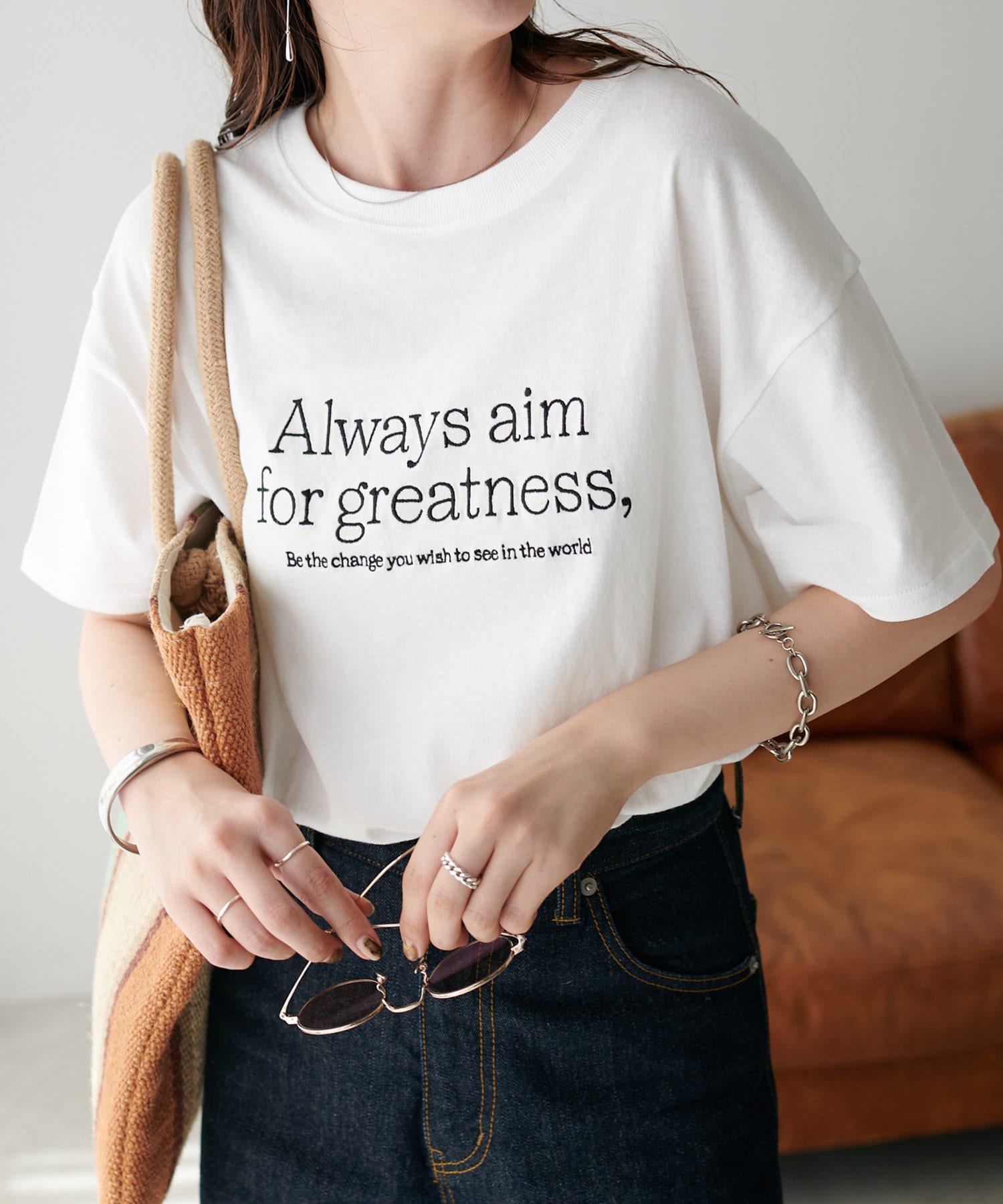 WEB限定】Always刺繍ロゴTシャツ | DISCOAT(ディスコート)レディース 