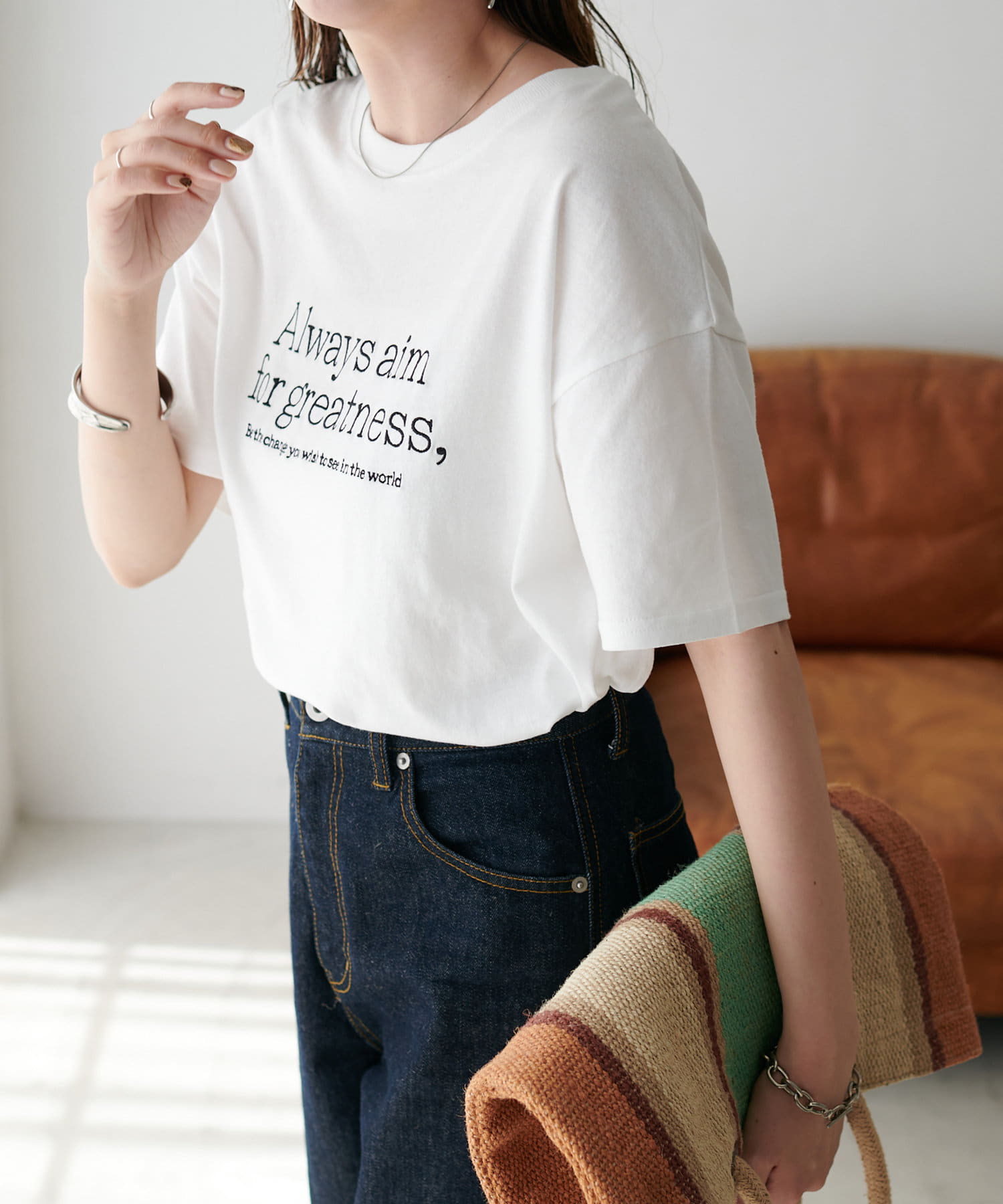 WEB限定】Always刺繍ロゴTシャツ | DISCOAT(ディスコート)レディース