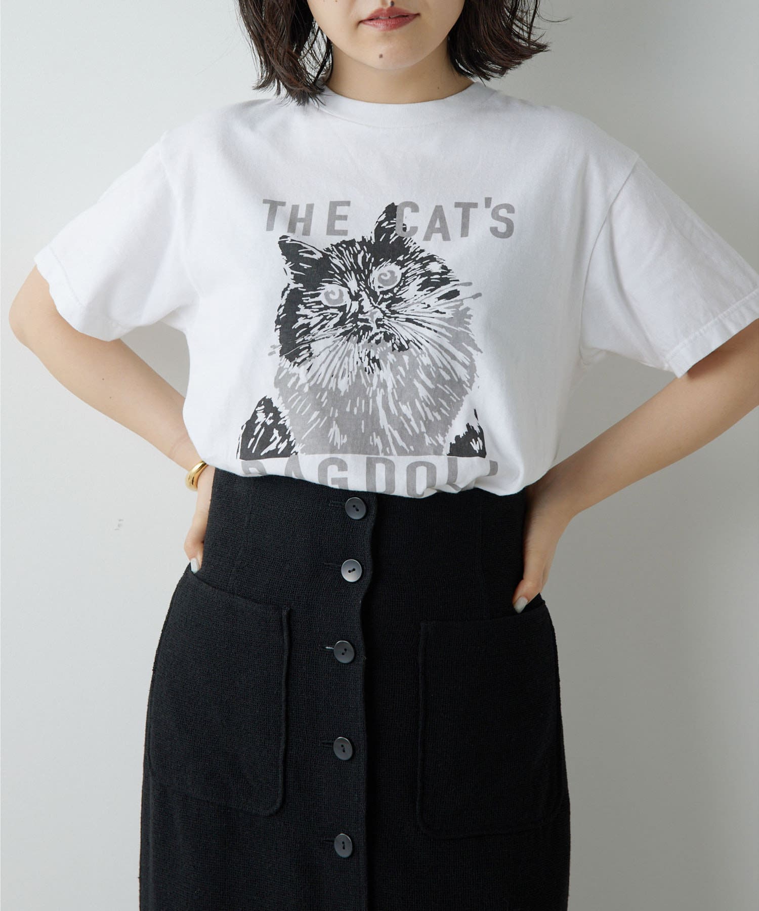 CAT Tシャツ | Whim Gazette(ウィム ガゼット)レディース | PAL CLOSET 