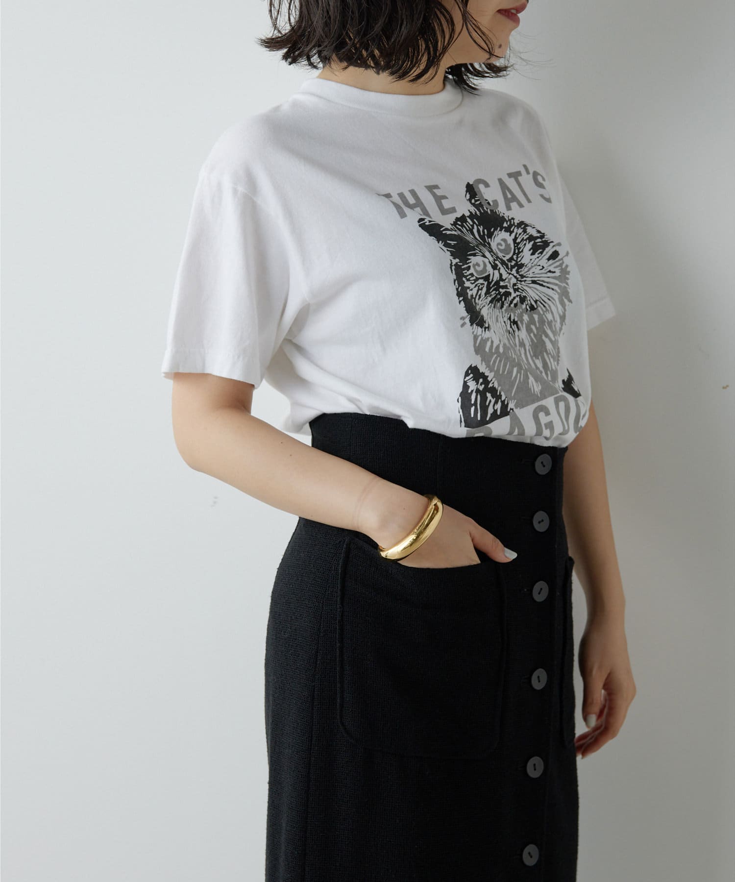 CAT Tシャツ | Whim Gazette(ウィム ガゼット)レディース | PAL CLOSET 