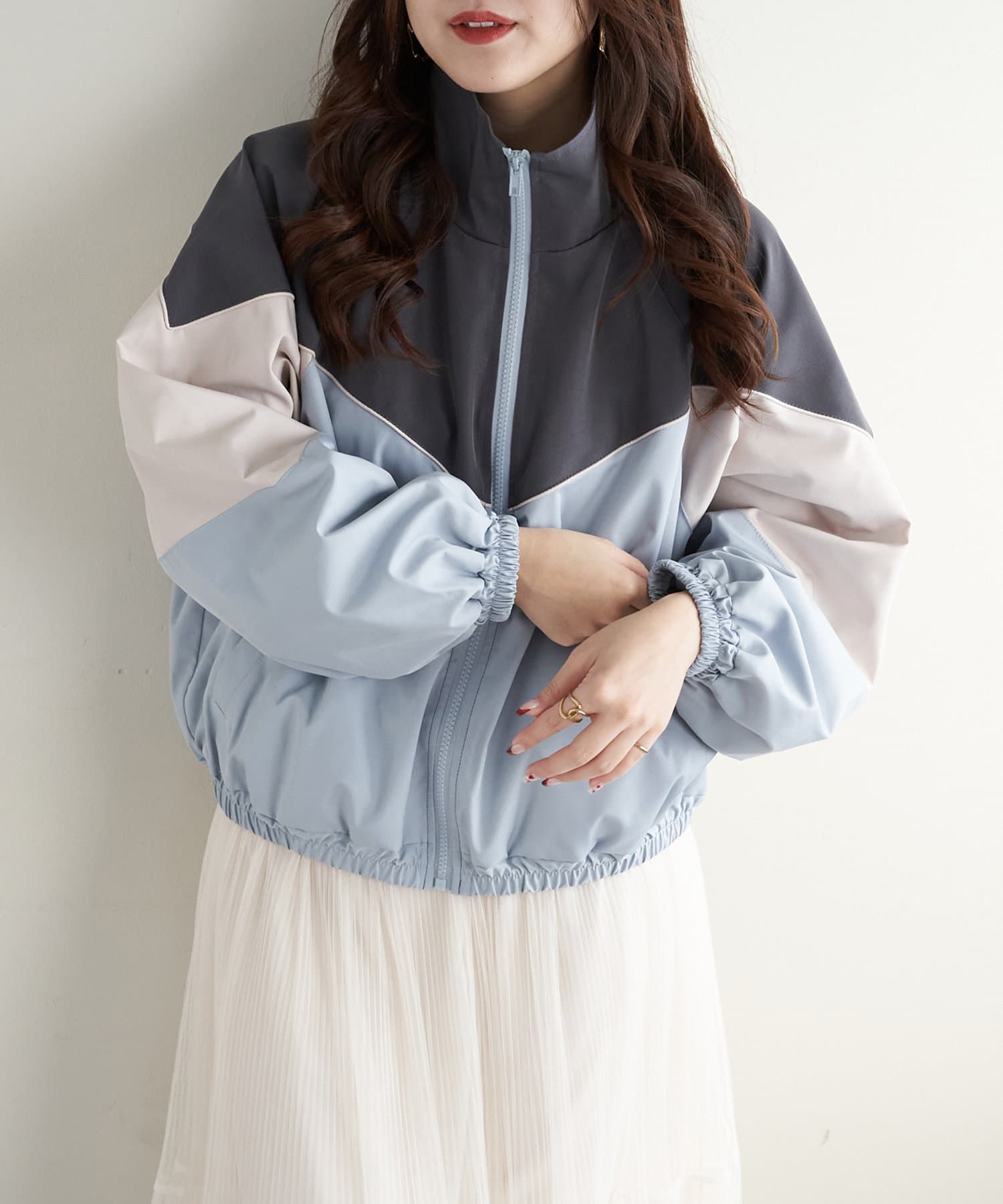 配色ブルゾン | Remind me and forever(リマインドミーアンド