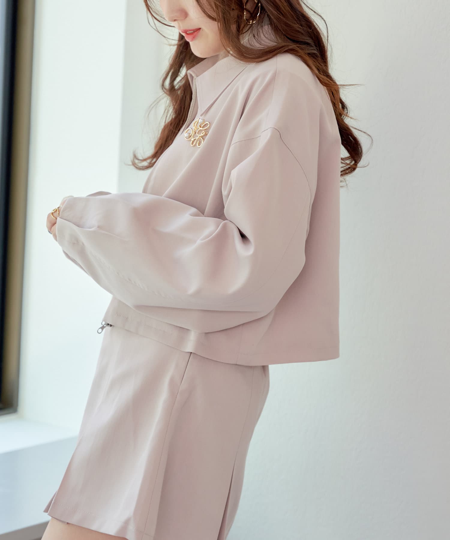 ショコラさん専用　FITH（フィス）モッズショートブルゾン130 ベージュ セール 30%OFF】【撥水】フーディショート ブルゾン(505504879