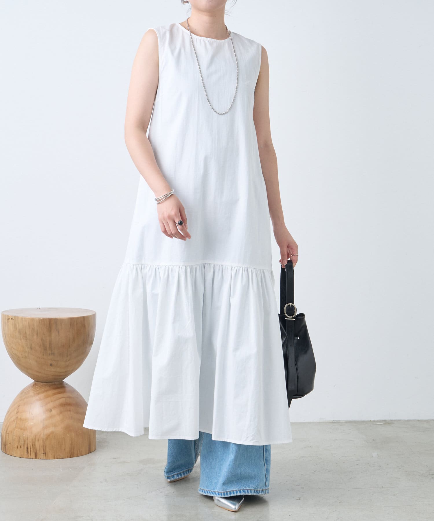 Jena espace merveilleux ワンピース メッシュセットワンピース