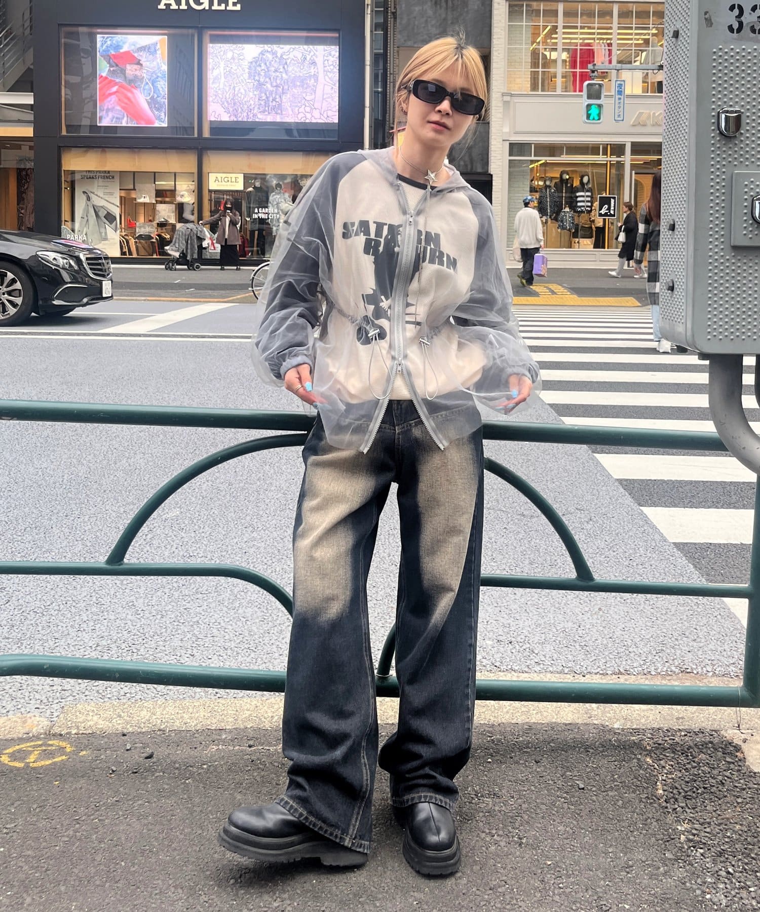 Six M/シックスエム】チュールパーカー | WHO'S WHO gallery