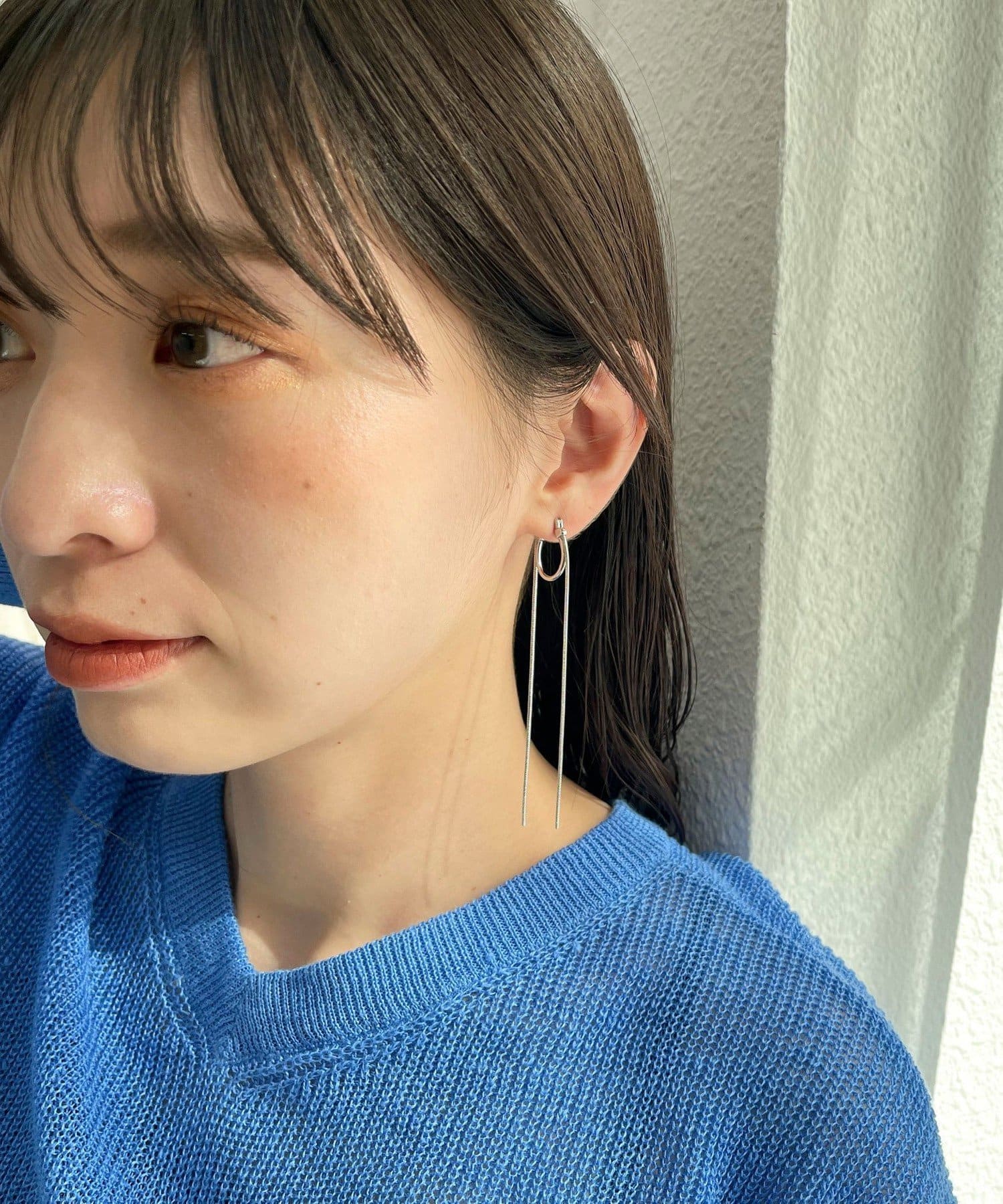 スネークチェーンワンタッチピアス | FREDY & GLOSTER(フレディ
