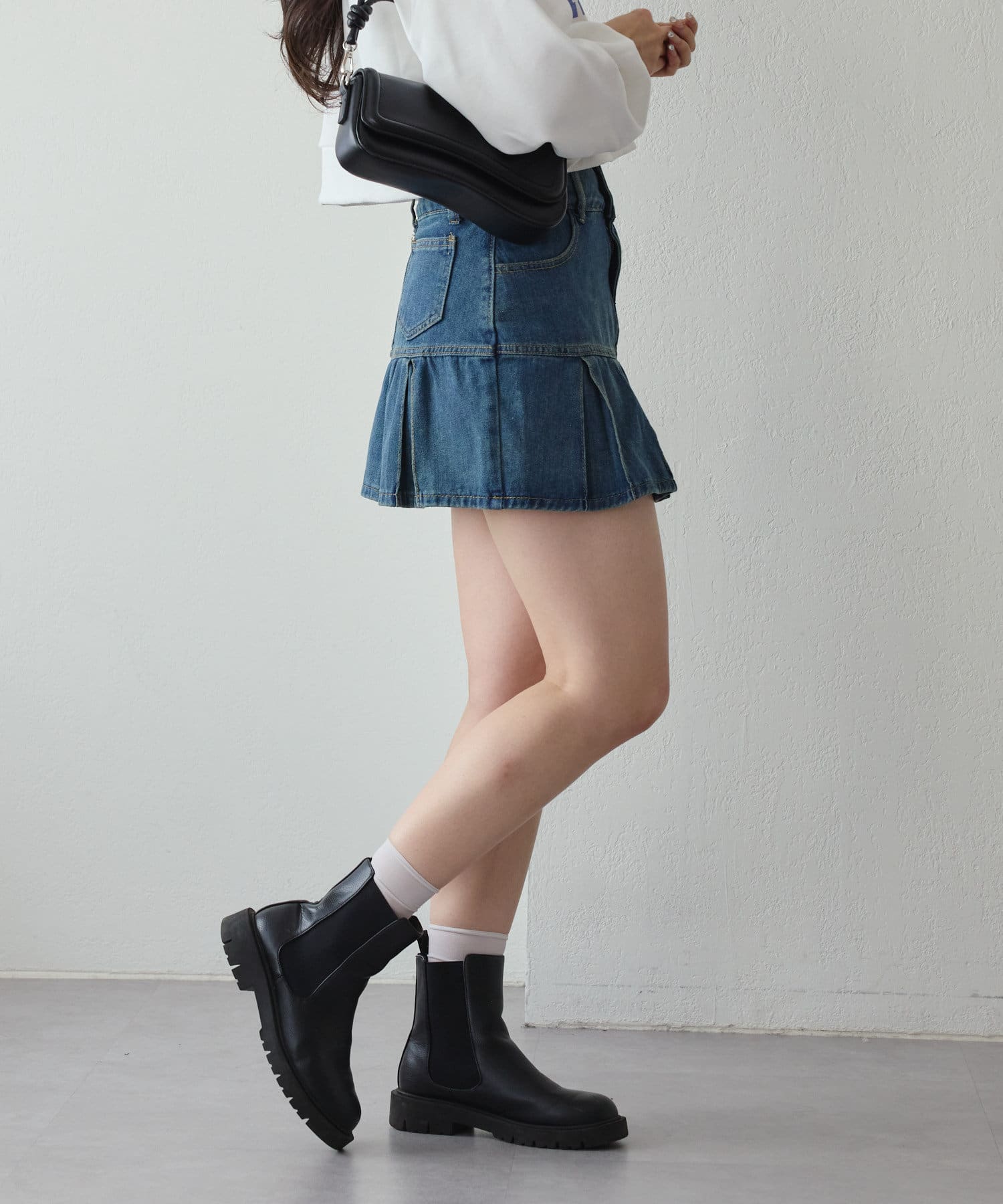 【デニムラバー♡】MiuMiu デニムプリーツスカート デニム MiuMiu(ミュウミュウ) スカート(レディース) - 海外通販