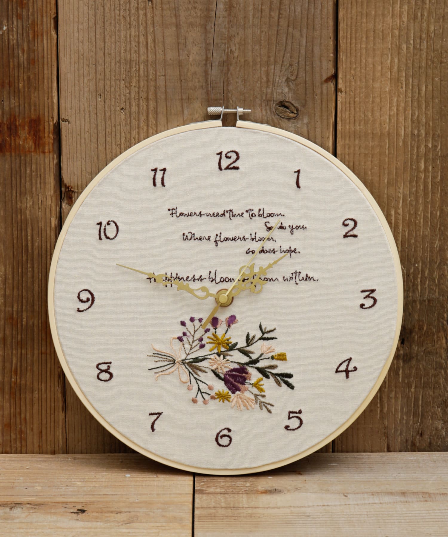 salut! サリュ 柳フラワー時計 ラタン 掛け時計 salut! サリュ 柳