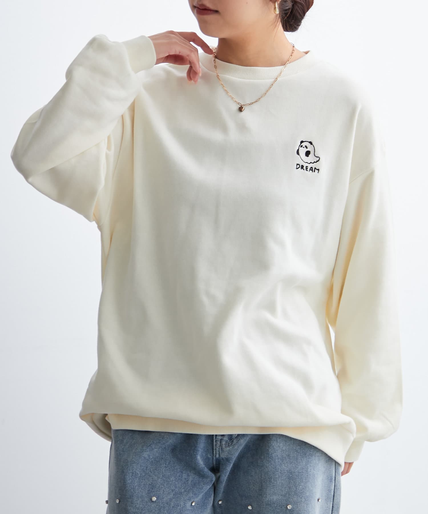 オバケゆるキャラスウェット | Remind me and forever(リマインドミー