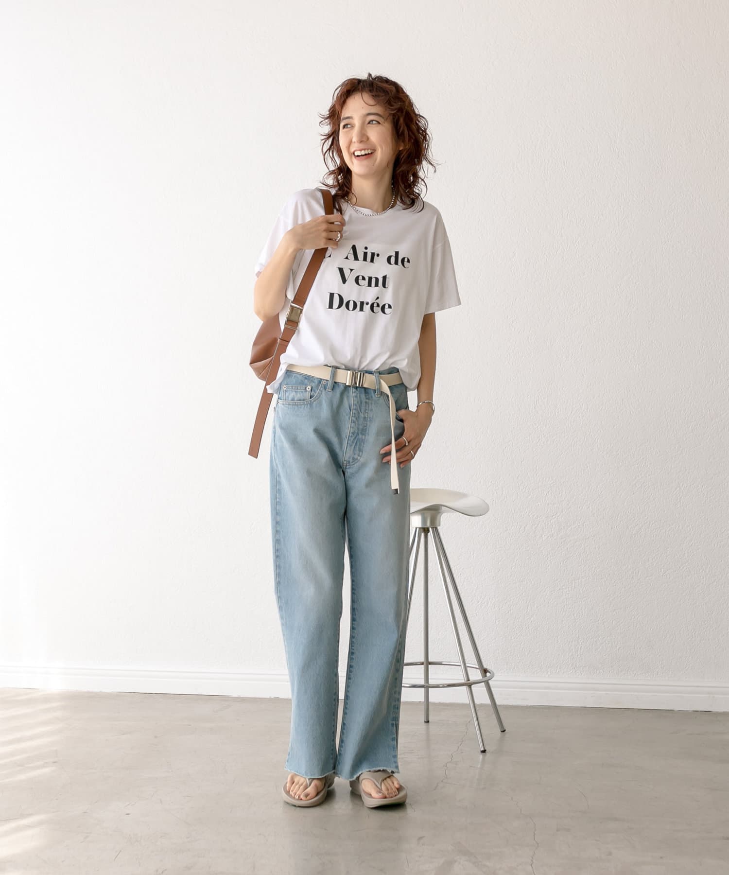 タグ付き試着のみRIVE DROITE（リヴドロワ） R.D.S.CロゴTee 着こなしのポイントに】Van Doree Tee | RIVE DROITE(リヴドロワ