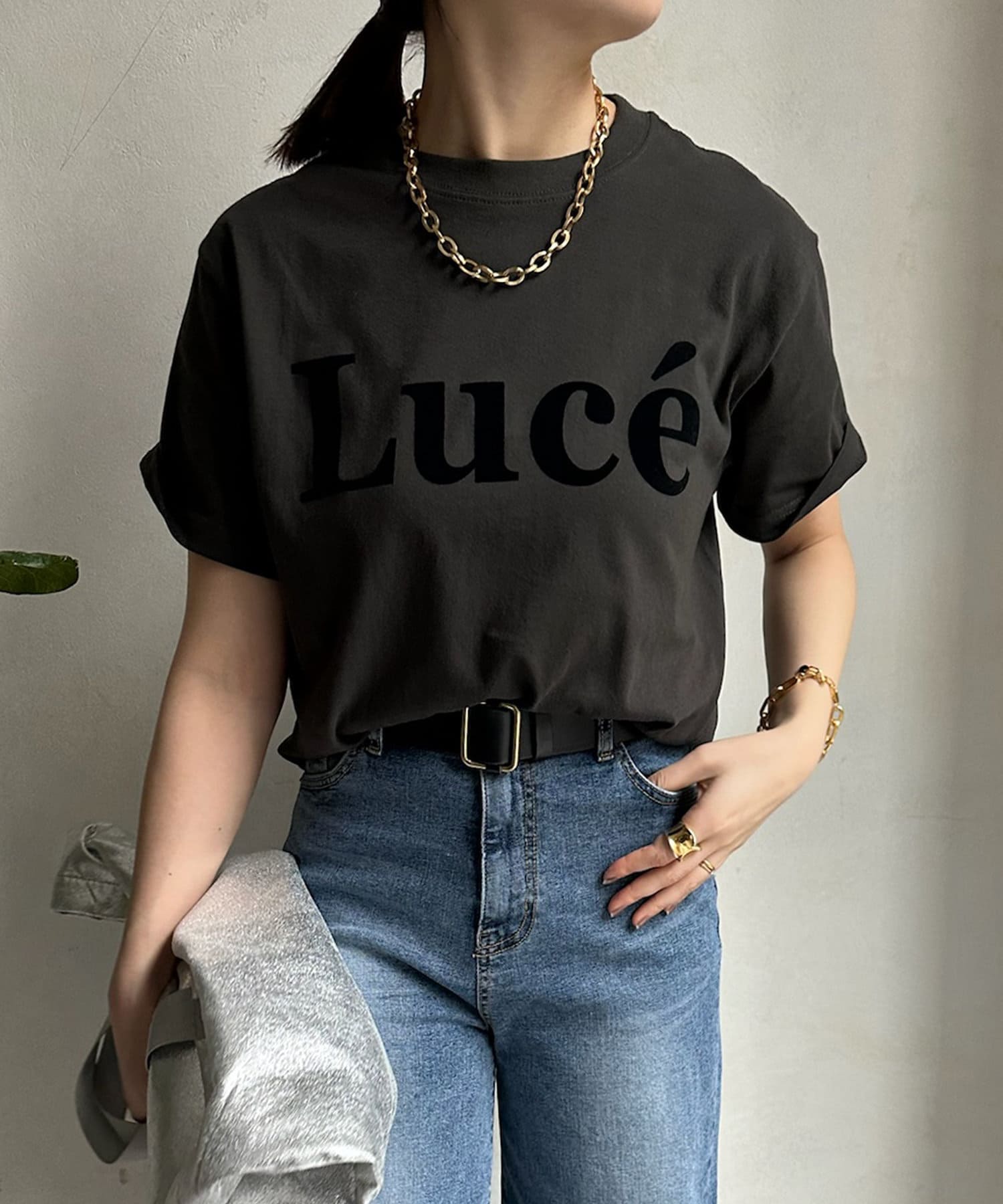 DOUDOU(ドゥドゥ) LuceフロッキーロゴTEE