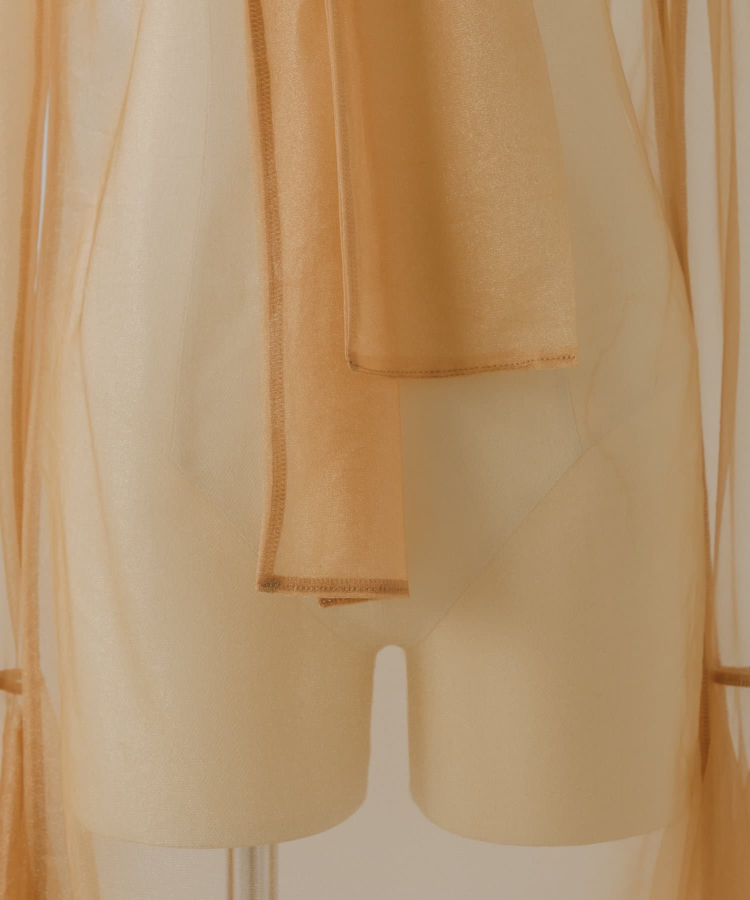 Pasterip(パセリ) Flared sleeves shiny tunic