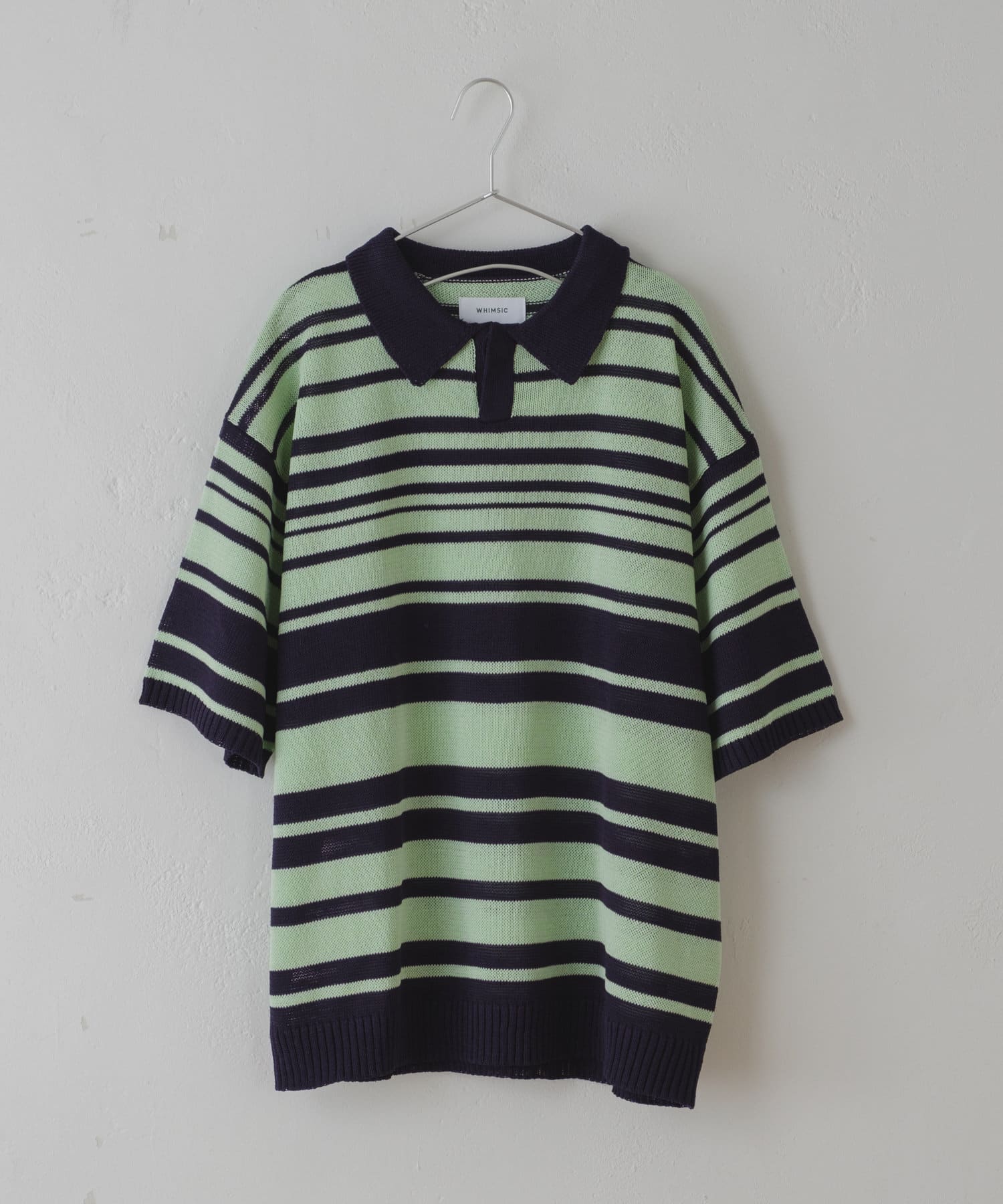 OUTLET(アウトレット) 【Kastane】MULTI BORDER KNIT POLO SHIRT
