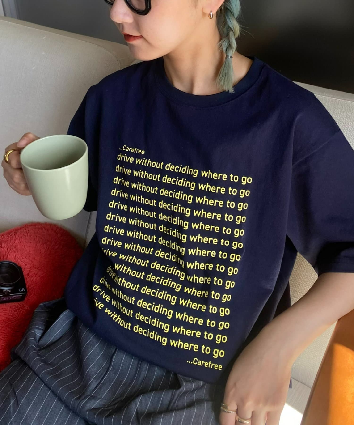 CIAOPANIC TYPY(チャオパニックティピー) 【UNISEX】【新色追加】メッセージプリント半袖Tee