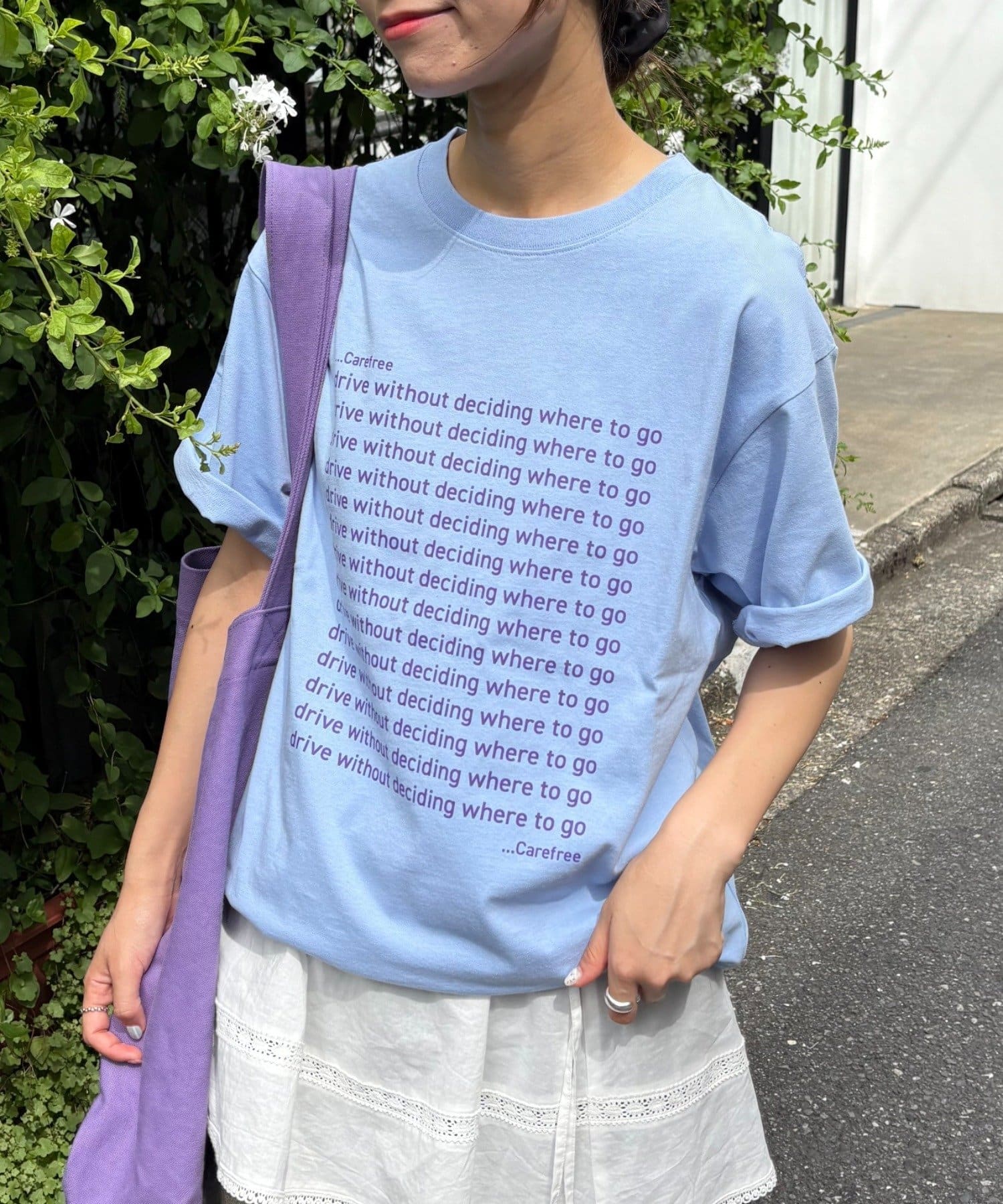 CIAOPANIC TYPY(チャオパニックティピー) 【UNISEX】【新色追加】メッセージプリント半袖Tee