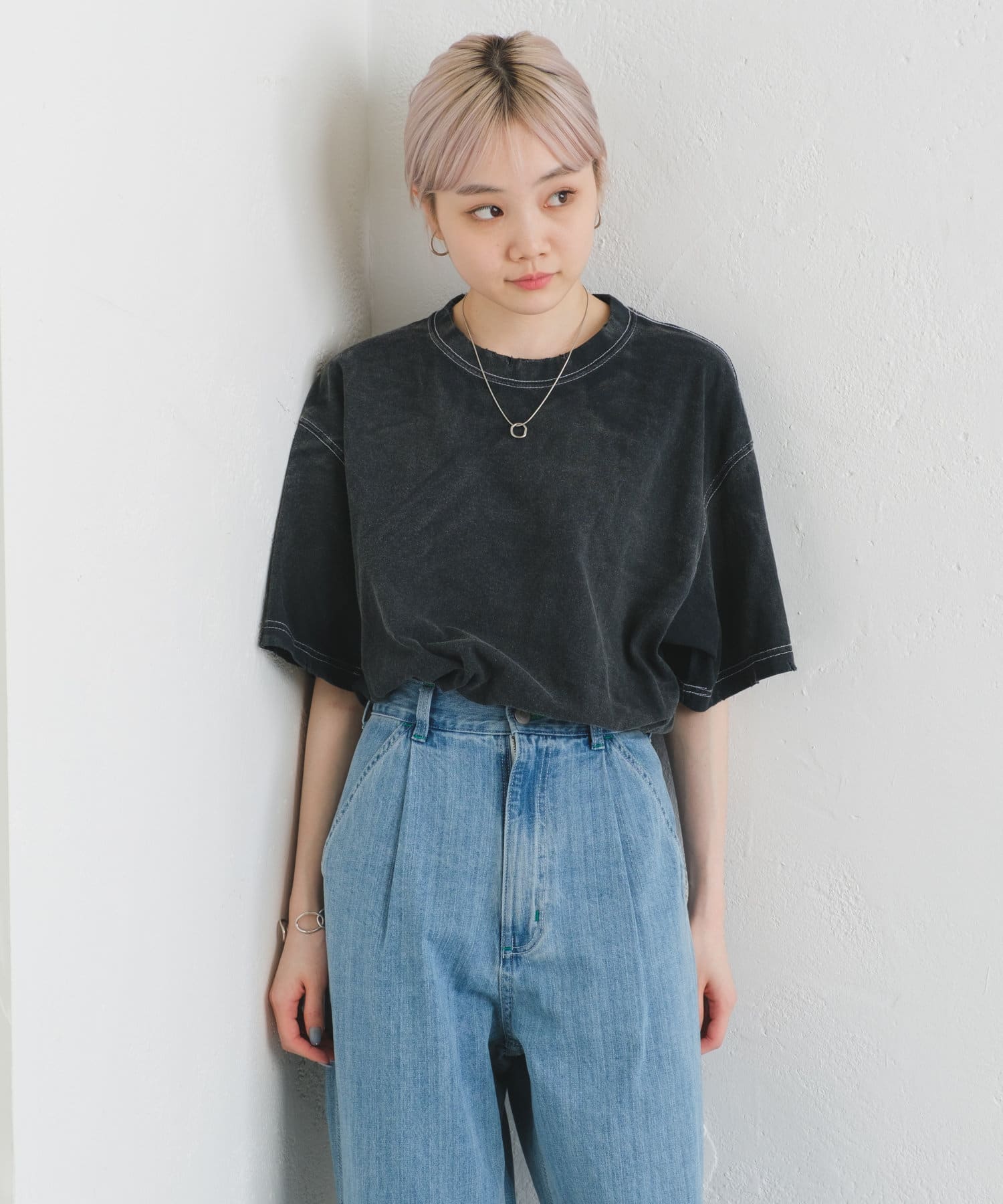 OUTLET(アウトレット) 【Kastane】【WHIMSIC】SUN FADE T-SHIRT