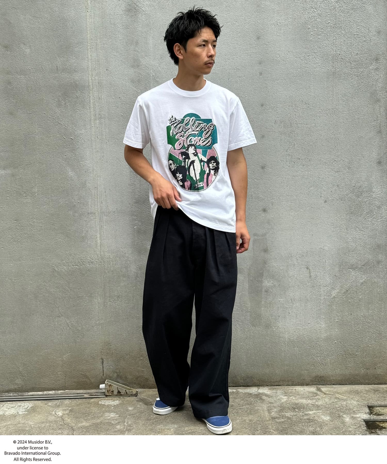 贅沢 デッドストック ローリングストーンズ ラグラン バンド Tシャツ ...