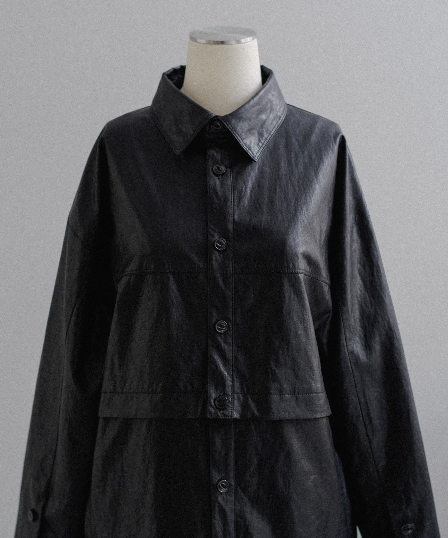 Pasterip(パセリ) Detachable fake leather coat