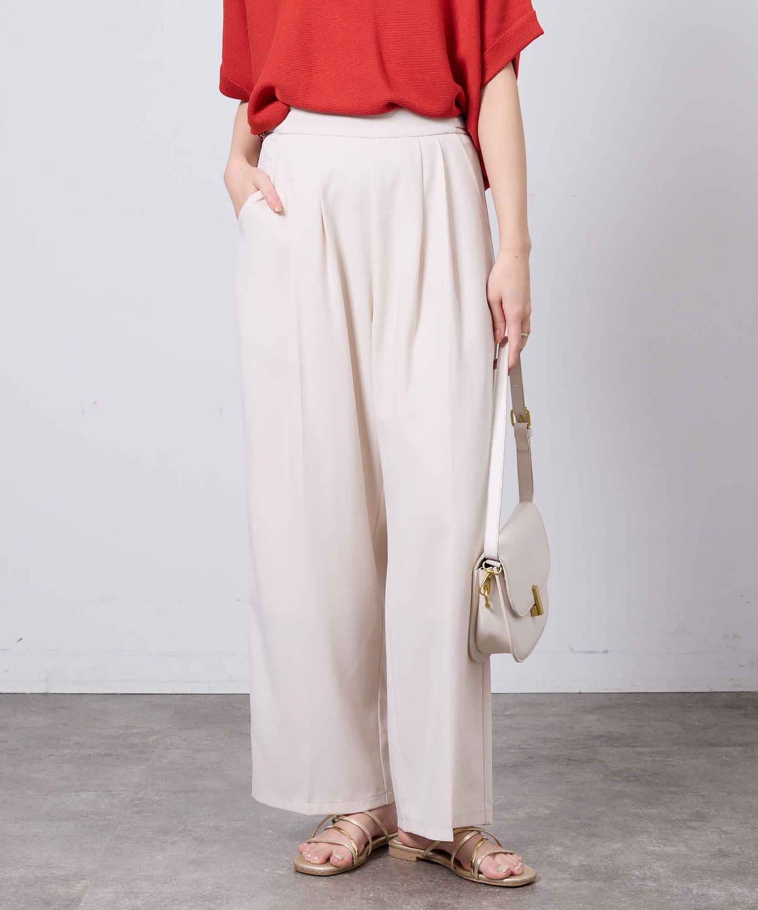 ムック出品 ツータックワイドパンツ | Chez toi(シェトワ)レディース | PAL