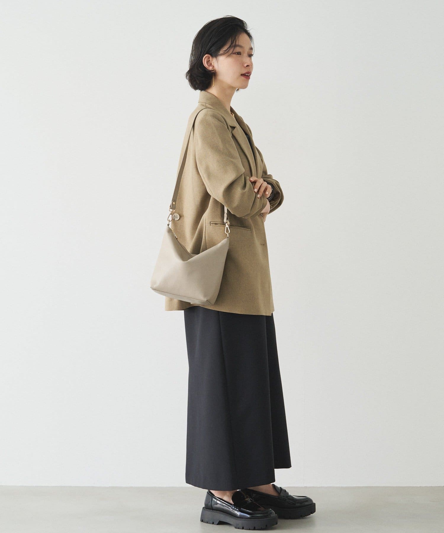 russet(ラシット) ソフトレザーシンプルショルダーバッグ