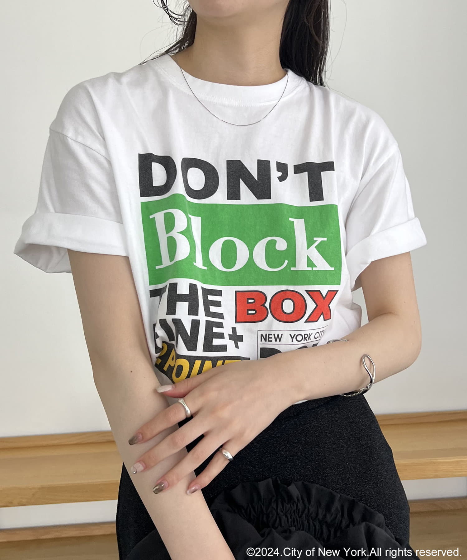 GOOD ROCK SPEED〉NYC BlockロゴTシャツ | CAPRICIEUX LE'MAGE