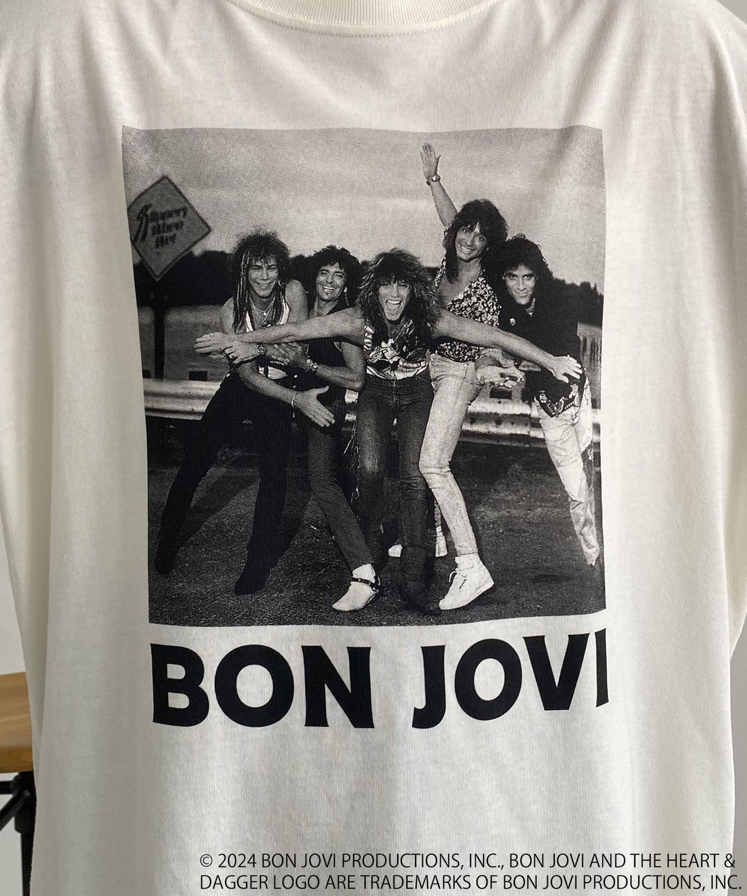 CAPRICIEUX LE'MAGE(カプリシュレマージュ) 〈GOOD ROCK SPEED〉BON JOVI BIGTシャツ