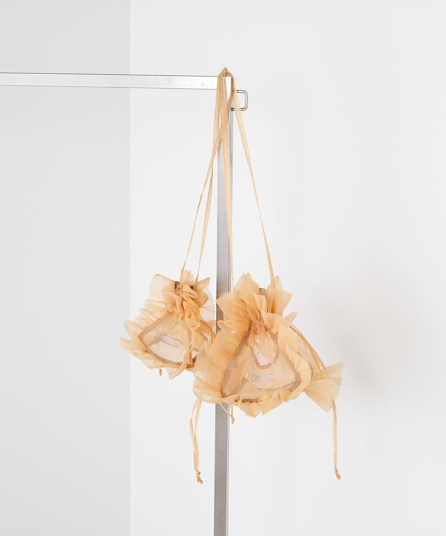 CIAOPANIC(チャオパニック) 【THEATRE PRODUCTS/シアタープロダクツ】オーガンジーフリルショルダーS