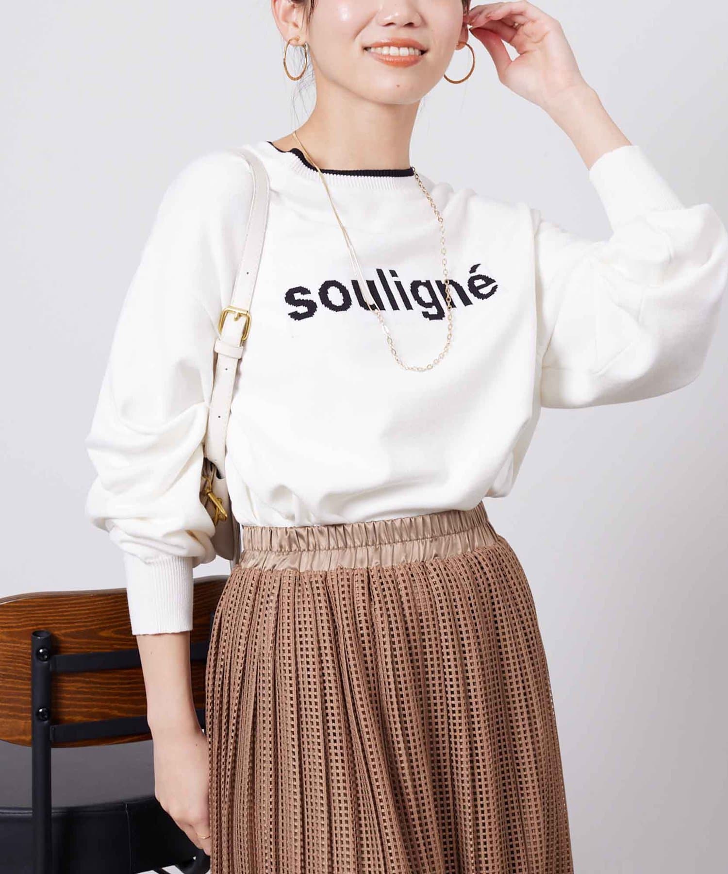 ロゴニットプルオーバー | Chez toi(シェトワ)レディース | PAL CLOSET