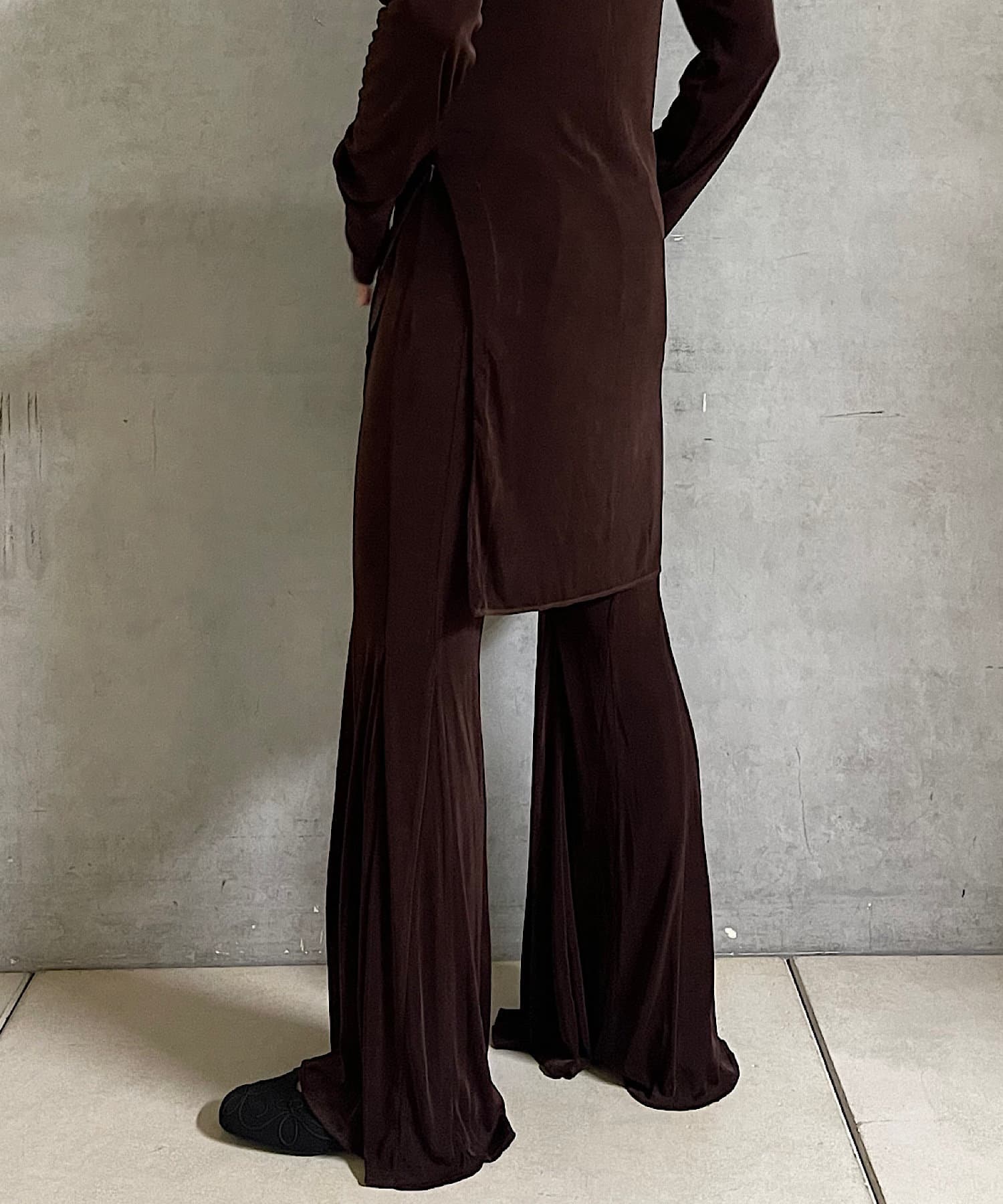 2 新品 Pasterip Sheer rib flared leggings Sheer rib flared leggings | Pasterip(パセリ)レディース | PAL