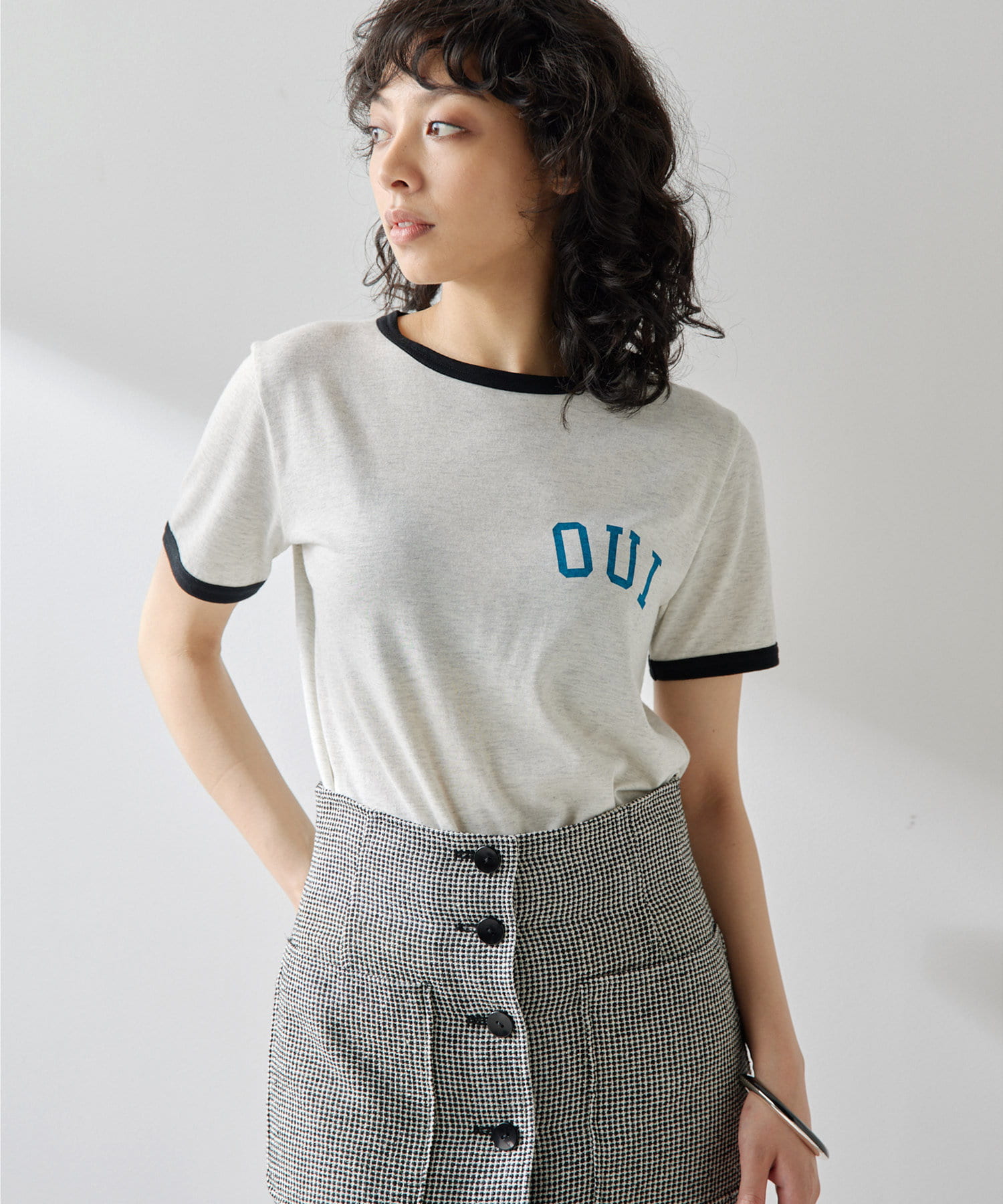 コントラストトリムTシャツ | Whim Gazette(ウィム ガゼット