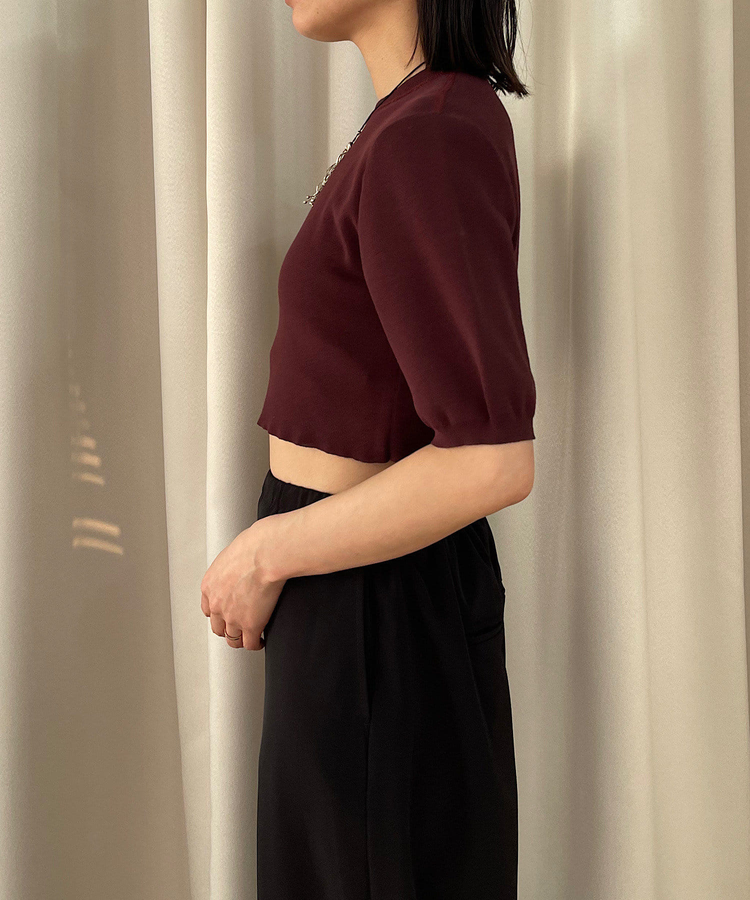 Short sleeve CHIBI knit | Pasterip(パセリ)レディース | PAL