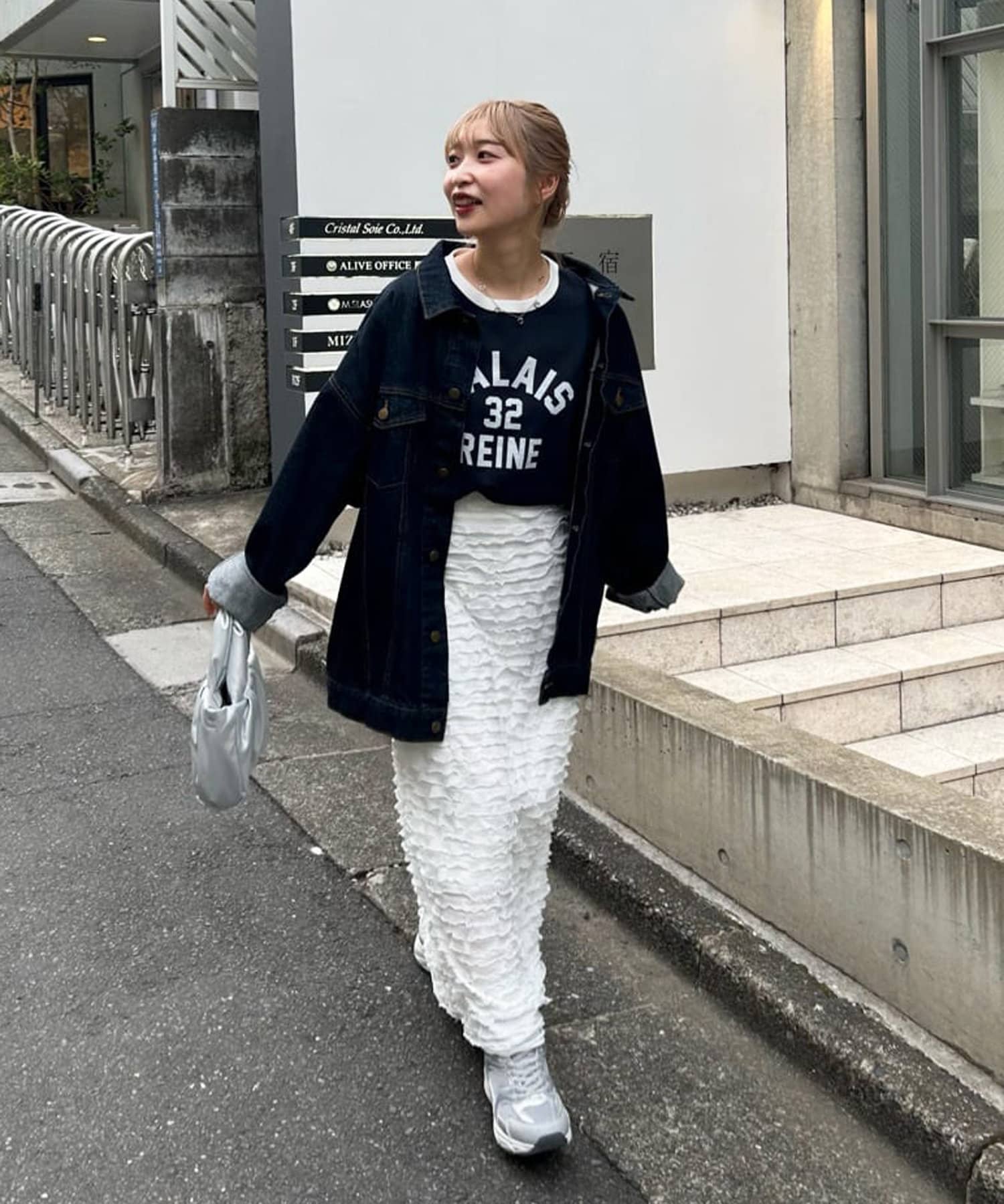 DISCOAT(ディスコート) 【全骨格◎/スッキリ見え】フリルティアードナロースカート《WEB限定》