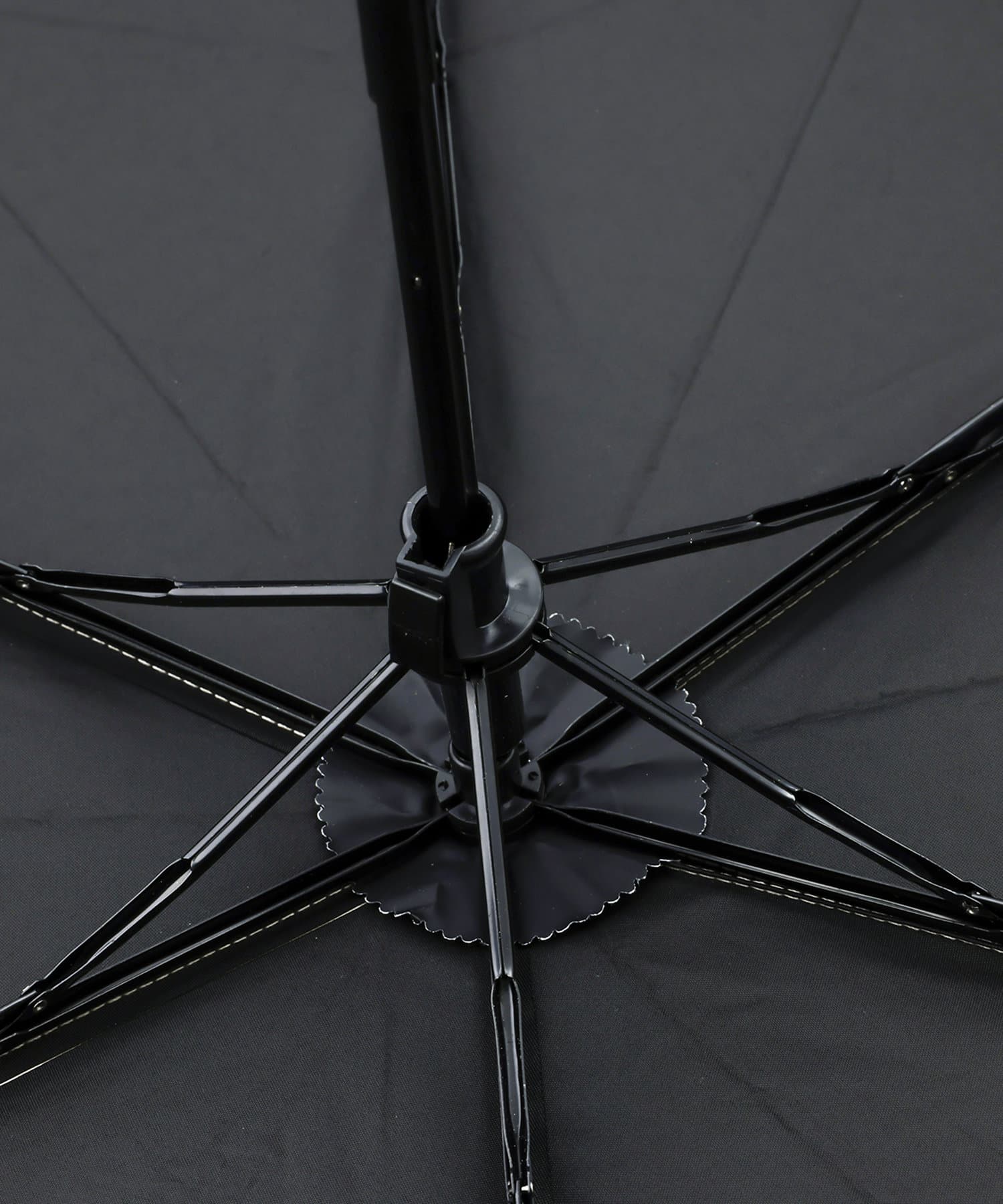 3COINS(スリーコインズ) 晴雨兼用遮光折傘フチリーフ