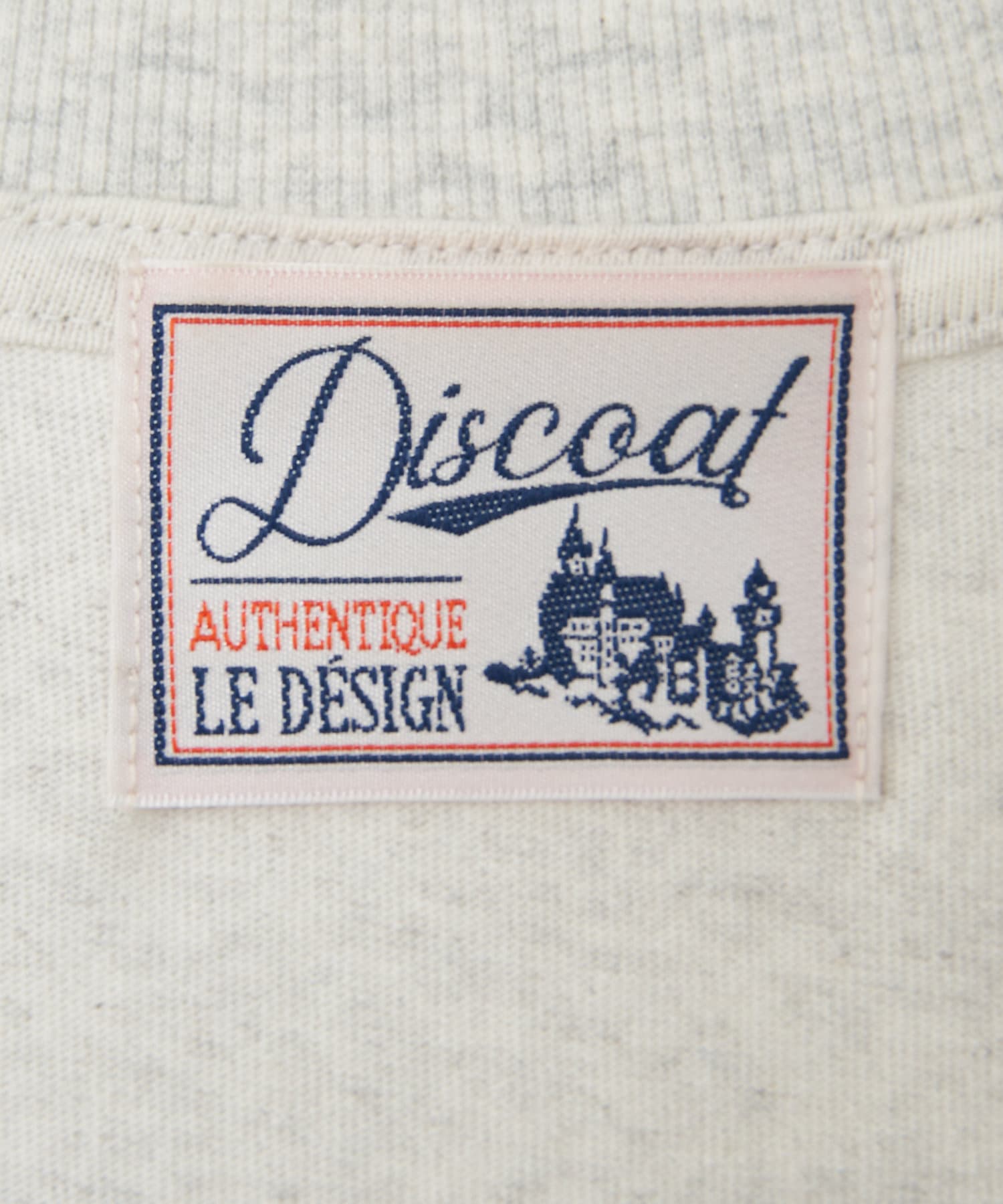DISCOAT(ディスコート) 【主役Tシャツ】サガラバック刺繍半袖Tシャツ≪WEB限定≫