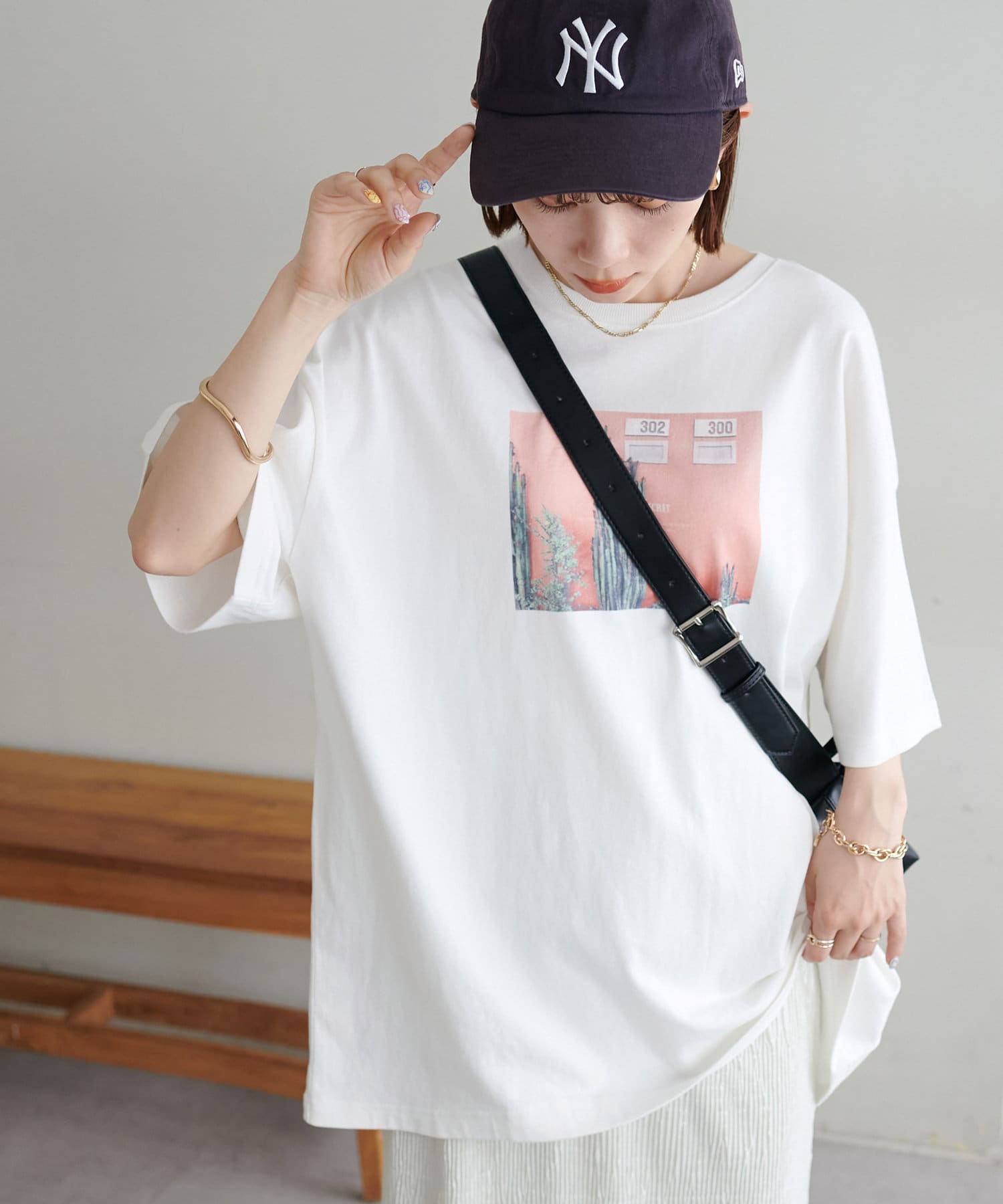 ユニセックス】アソートフォトプリントビッグTシャツ《WEB限定
