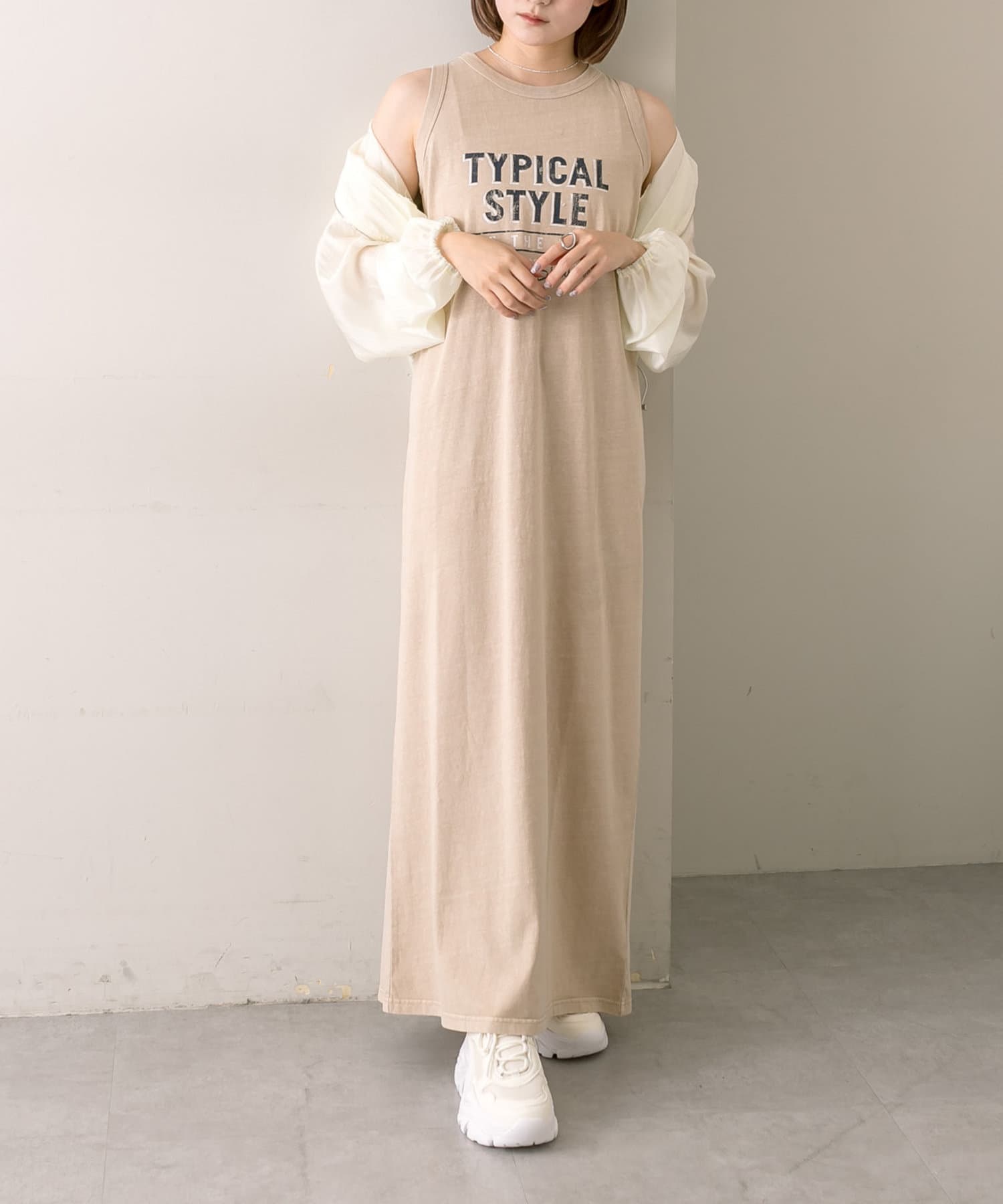 mizxx1221様 mline]ロゴアメスリワンピース | mystic(ミスティック)レディース