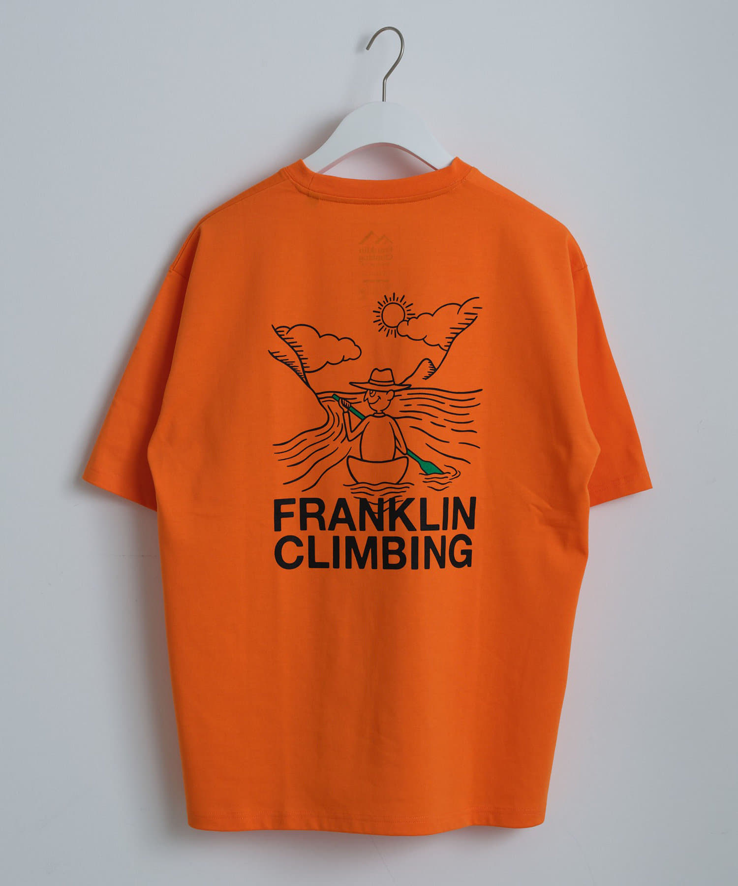 CIAOPANIC TYPY(チャオパニックティピー) 【Franklin Climbing】カヌーバックロゴプリントテック半袖Tee