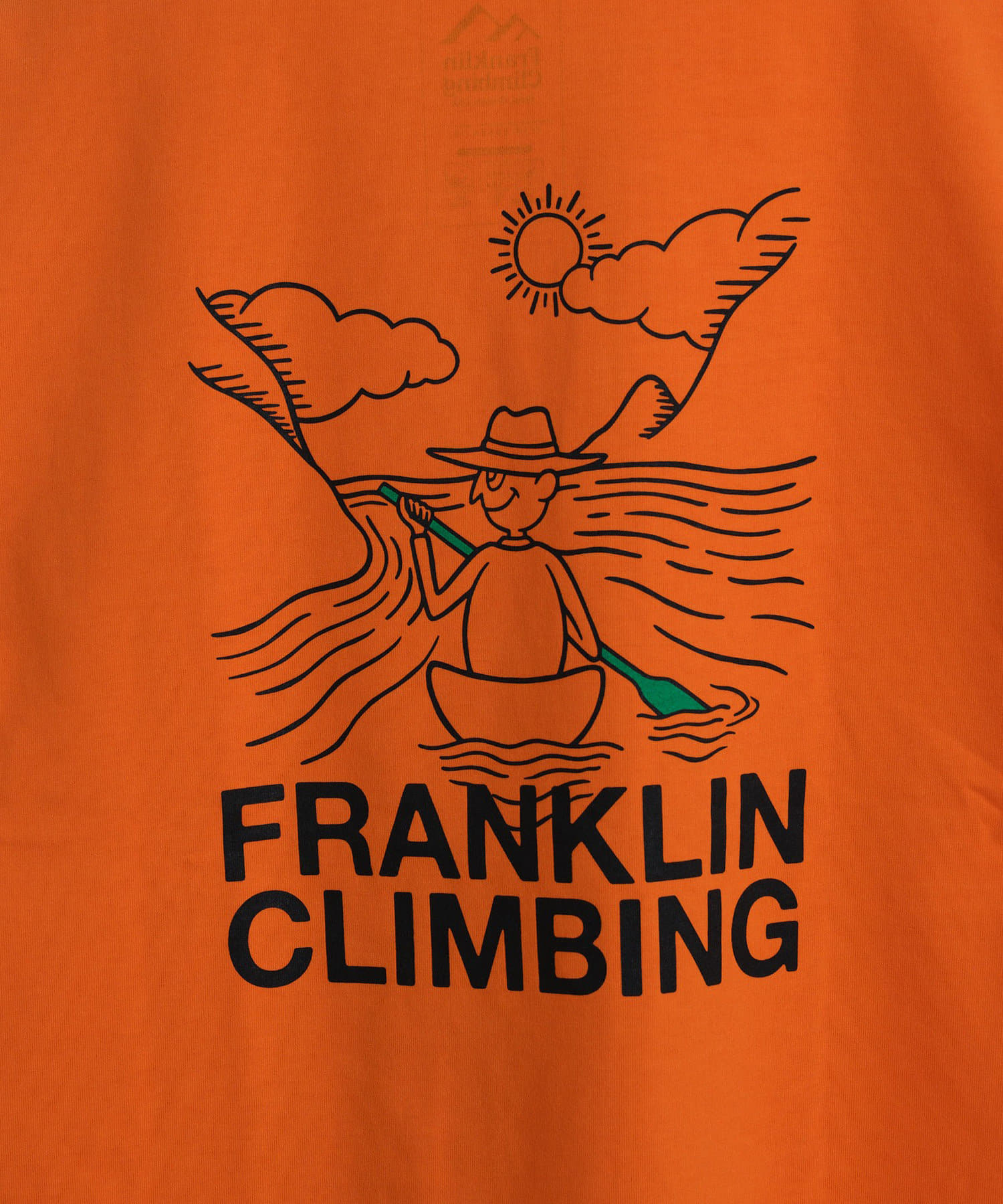 CIAOPANIC TYPY(チャオパニックティピー) 【Franklin Climbing】カヌーバックロゴプリントテック半袖Tee
