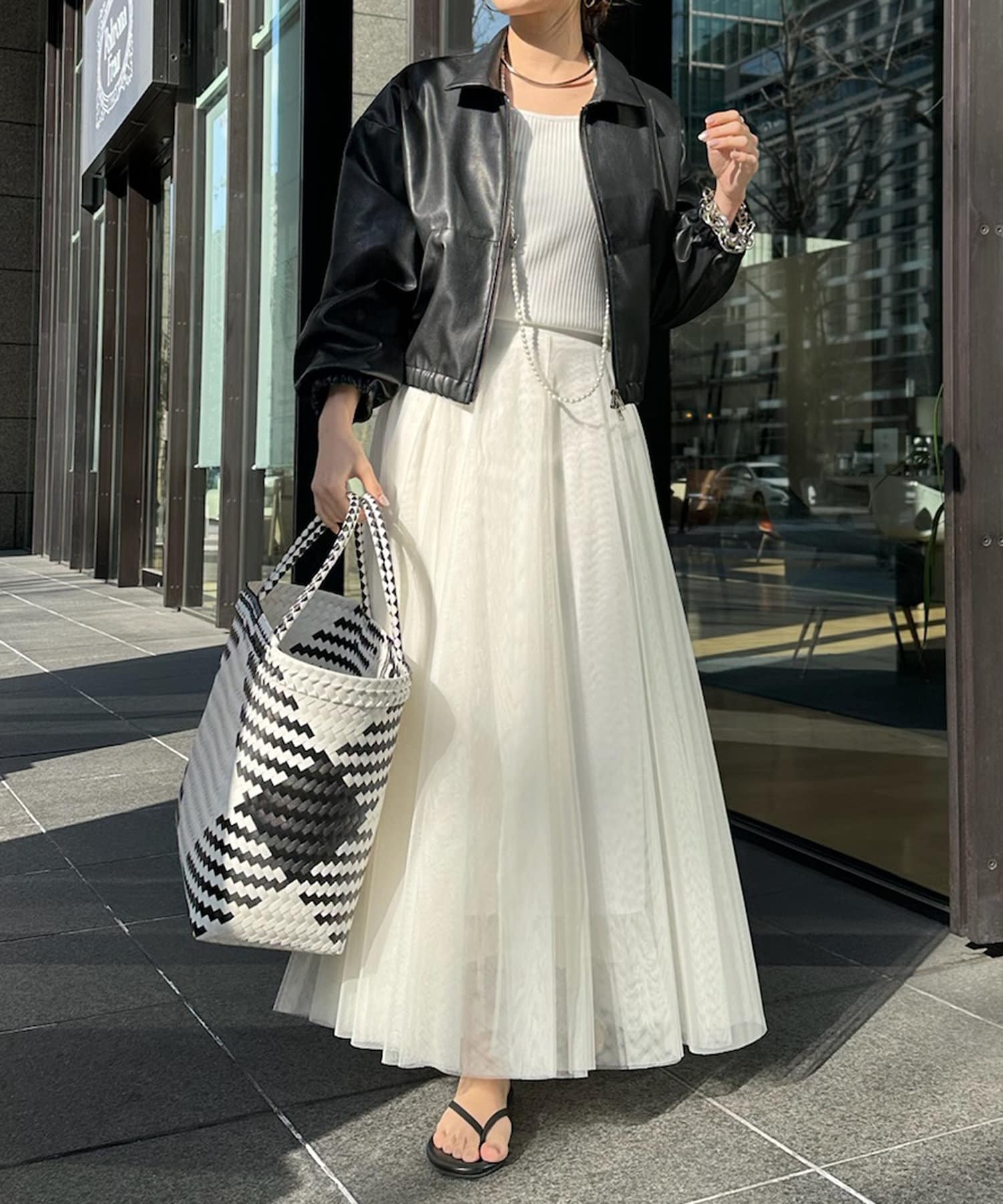 WEB限定】フェイクレザーショートジャケット | DOUDOU(ドゥドゥ
