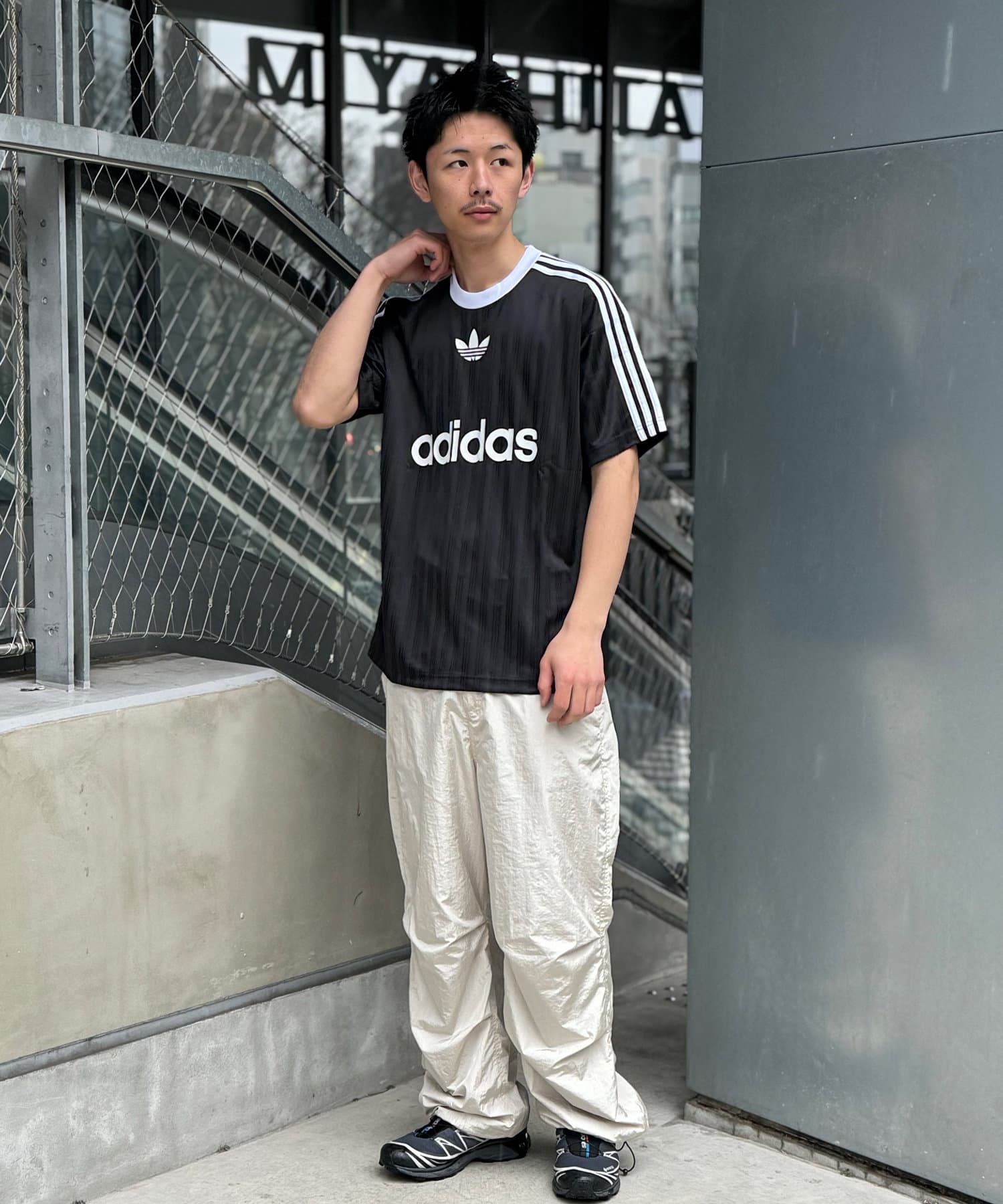 アディダス レディース カットソー トップス Adidas Rib T-shirt White