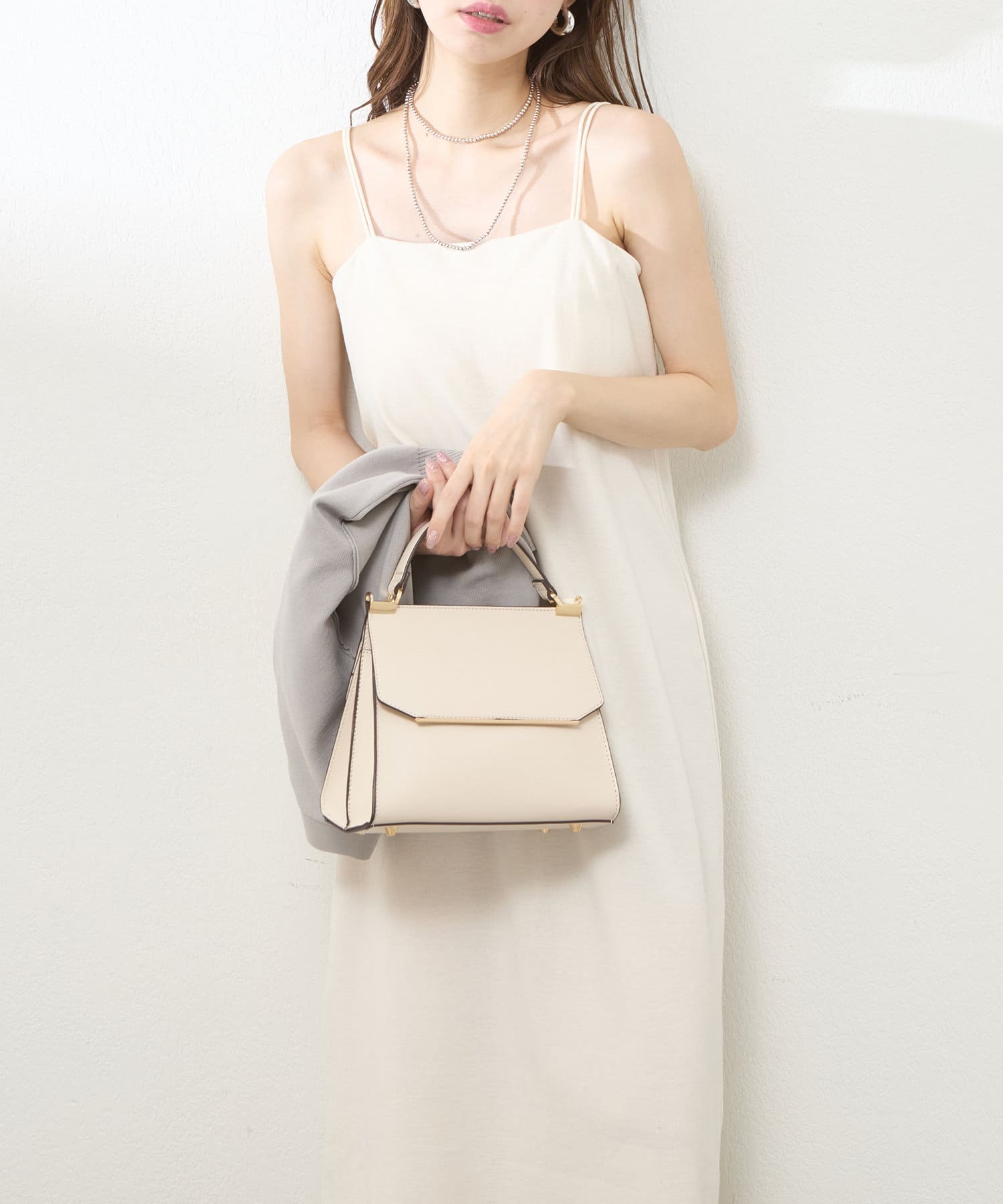WEB限定】カップ付きキャミワンピース | natural couture