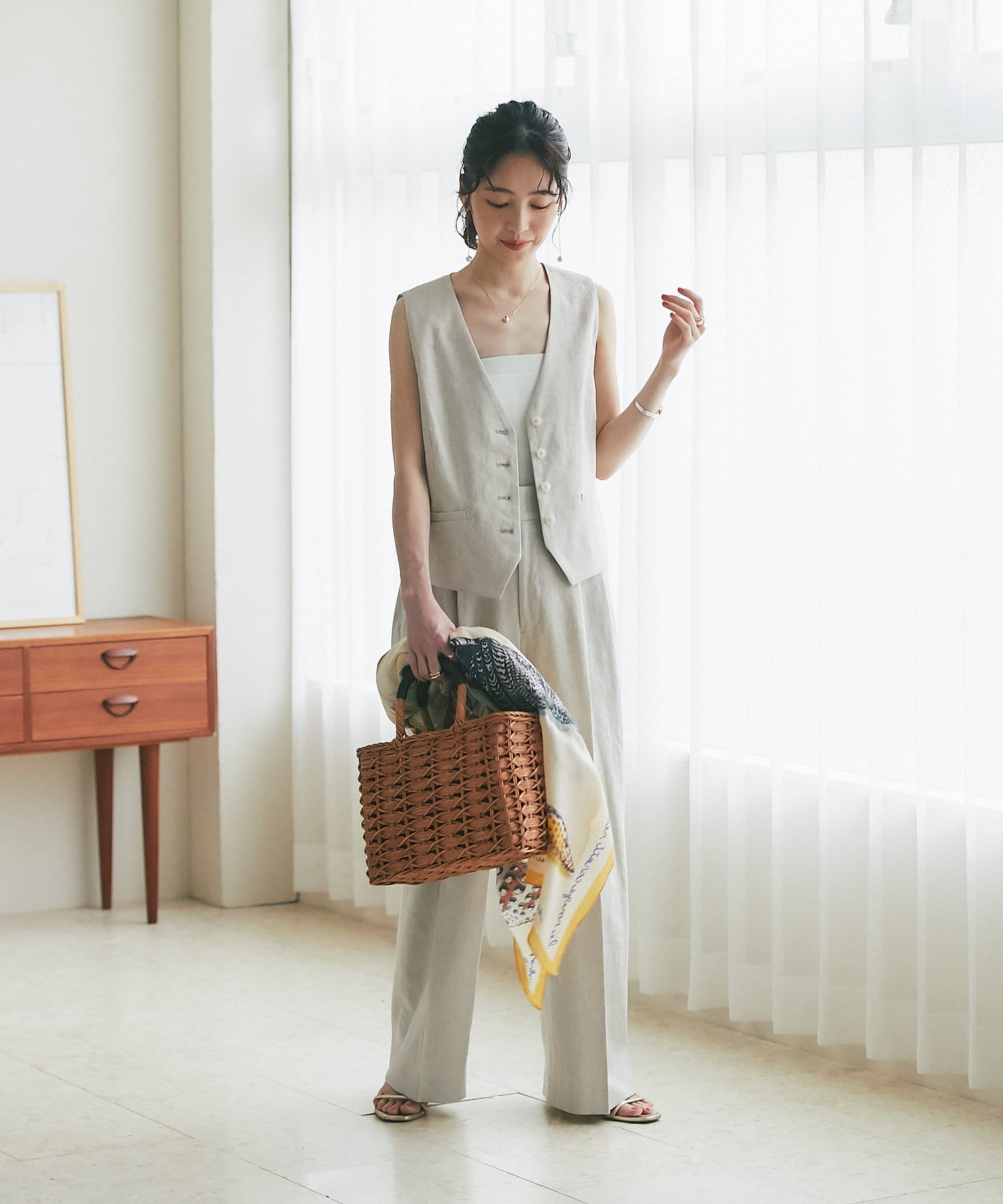 <美品>La boutique BonBon セットアップ セットアップ可】ペプラムラメニット | La boutique BonBon(ラブ