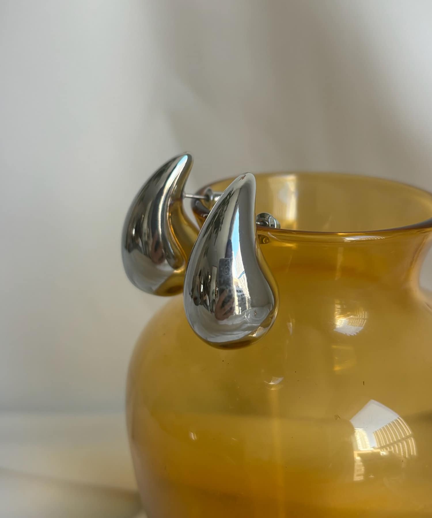 DOUDOU(ドゥドゥ) メタルドロップピアス