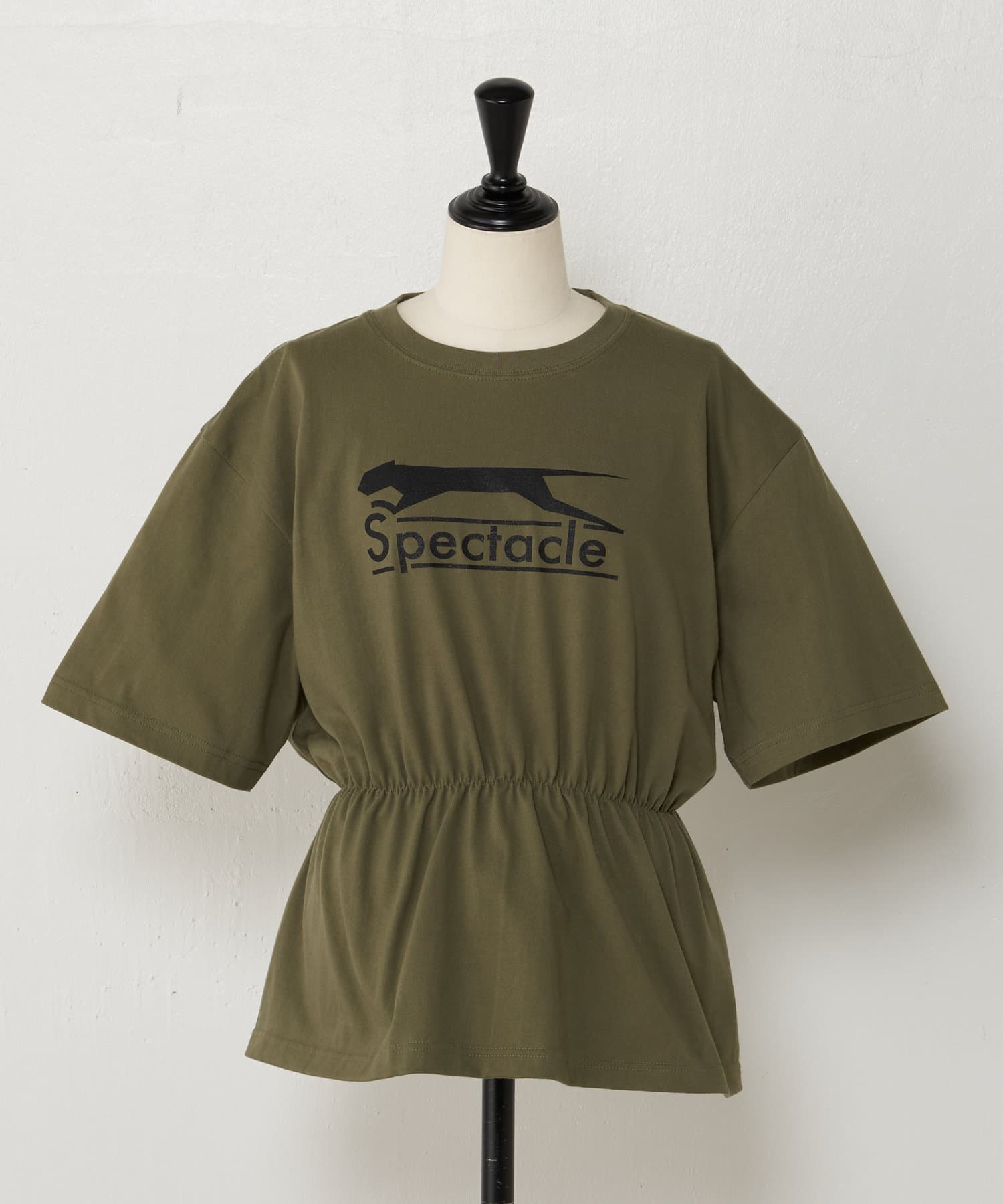 BEARDSLEY(ビアズリー) 《HiROMITHiSTLE》ウエストギャザープリントTシャツ
