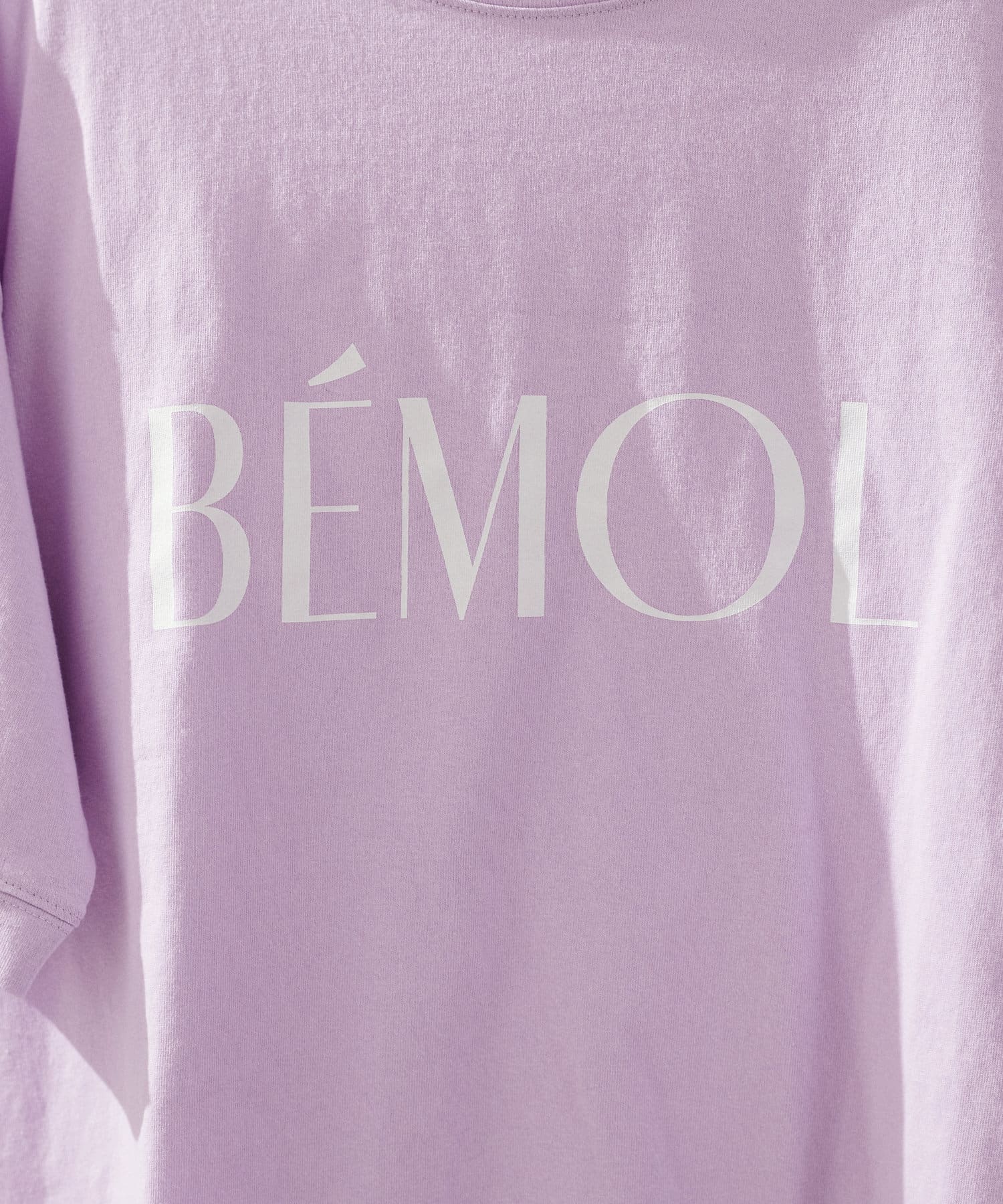 LARUTA(ラルータ) 6分袖ロゴT